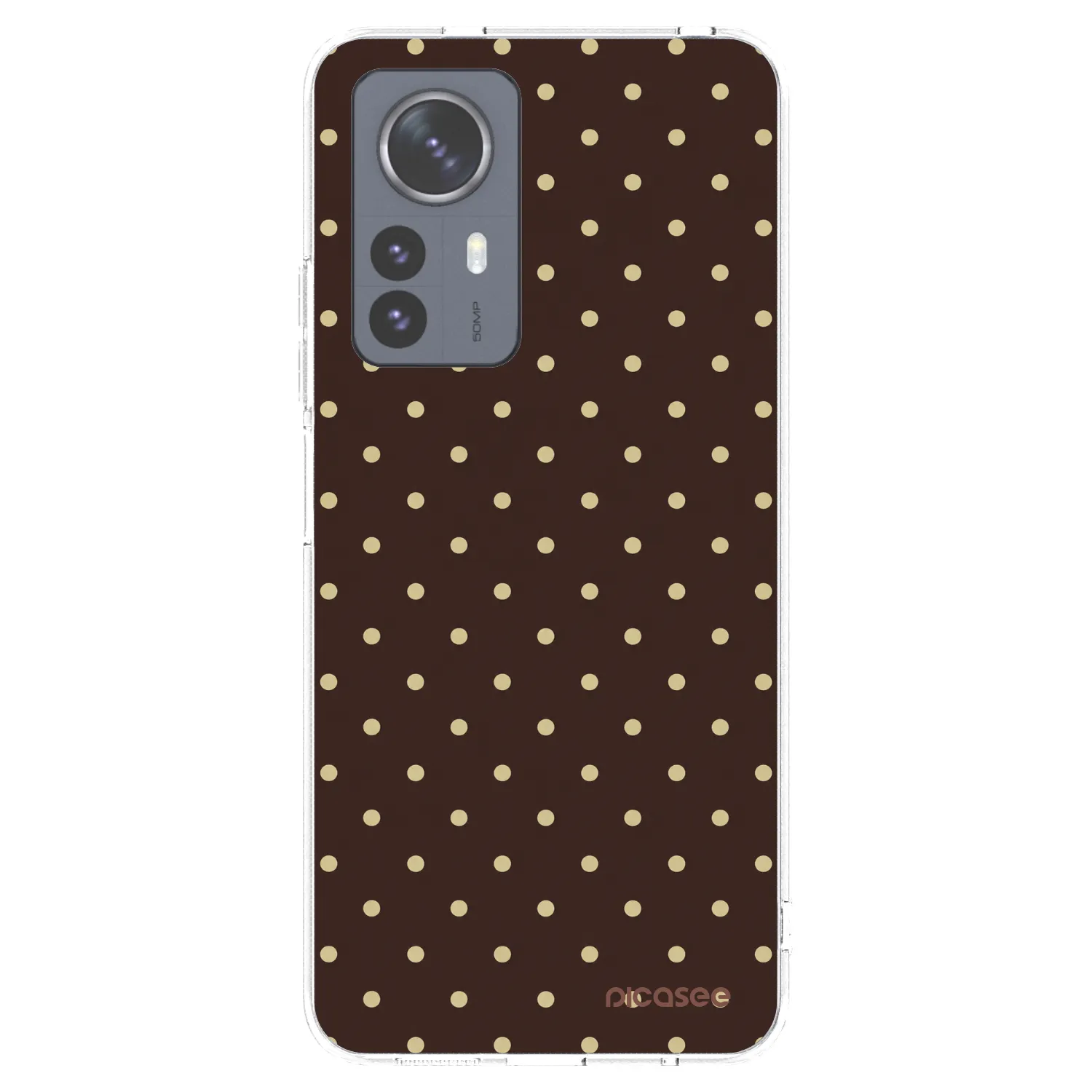 Picasee Xiaomi 12 Pro Hülle - Transparentes Silikon - Vanilla Dots & Chocolate