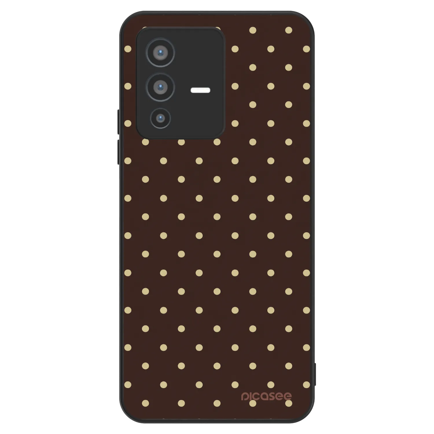 Picasee ULTIMATE CASE für Vivo V23 5G - Vanilla Dots & Chocolate