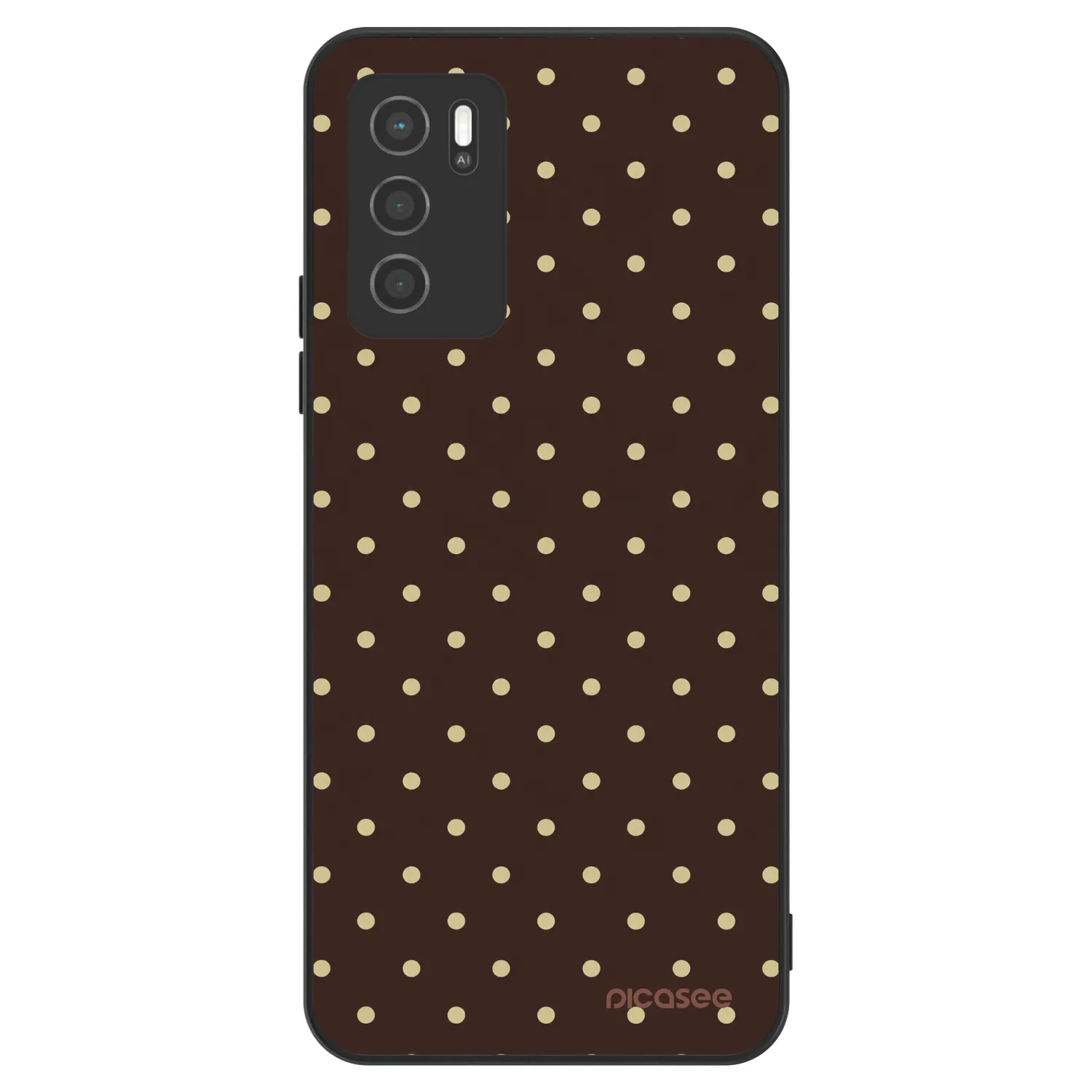 Picasee ULTIMATE CASE für OPPO A16 - Vanilla Dots & Chocolate