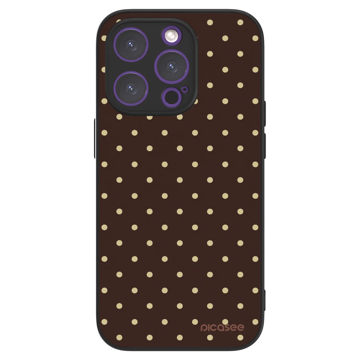 Picasee ULTIMATE CASE für Apple iPhone 14 Pro - Vanilla Dots & Chocolate