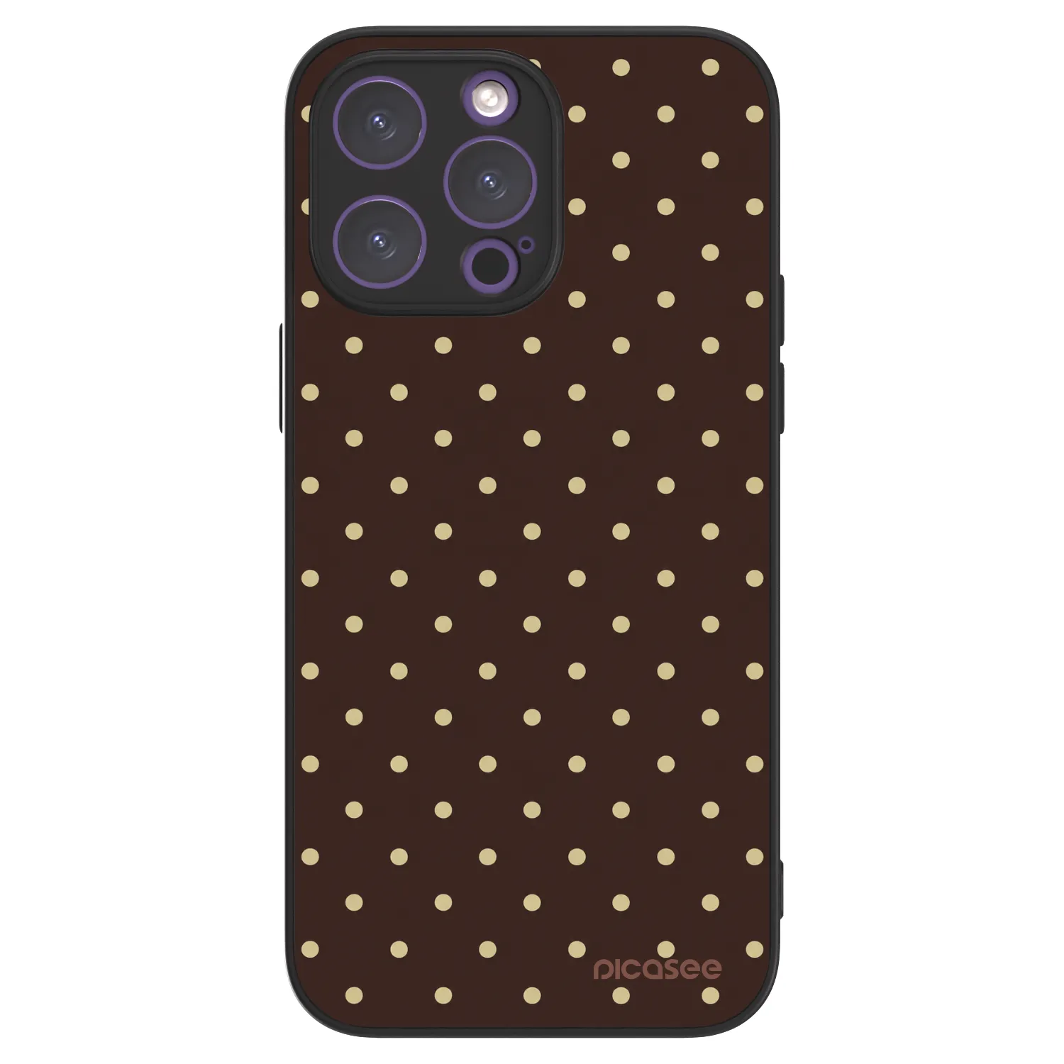 Picasee ULTIMATE CASE für Apple iPhone 14 Pro Max - Vanilla Dots & Chocolate