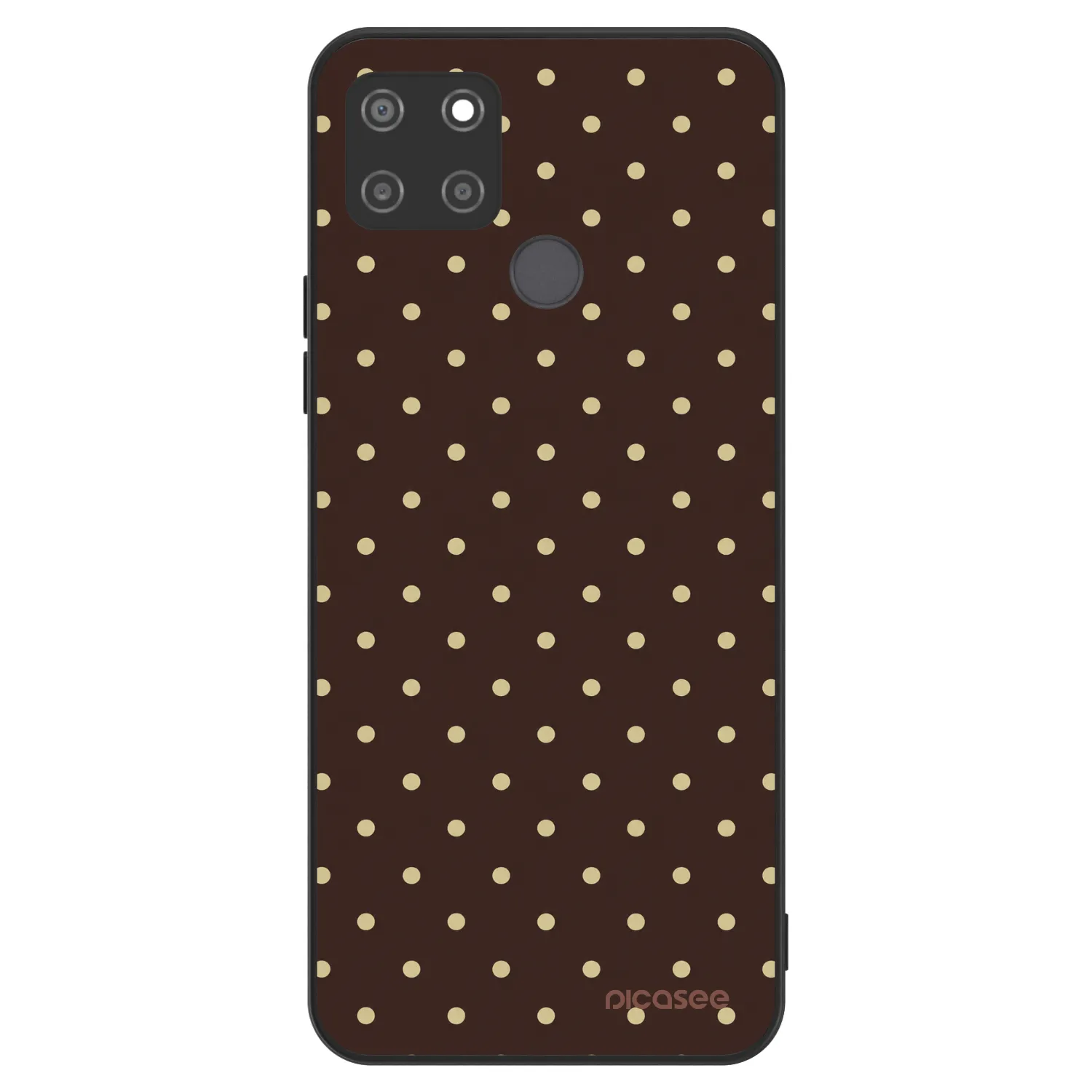 Picasee ULTIMATE CASE für Realme C21Y - Vanilla Dots & Chocolate