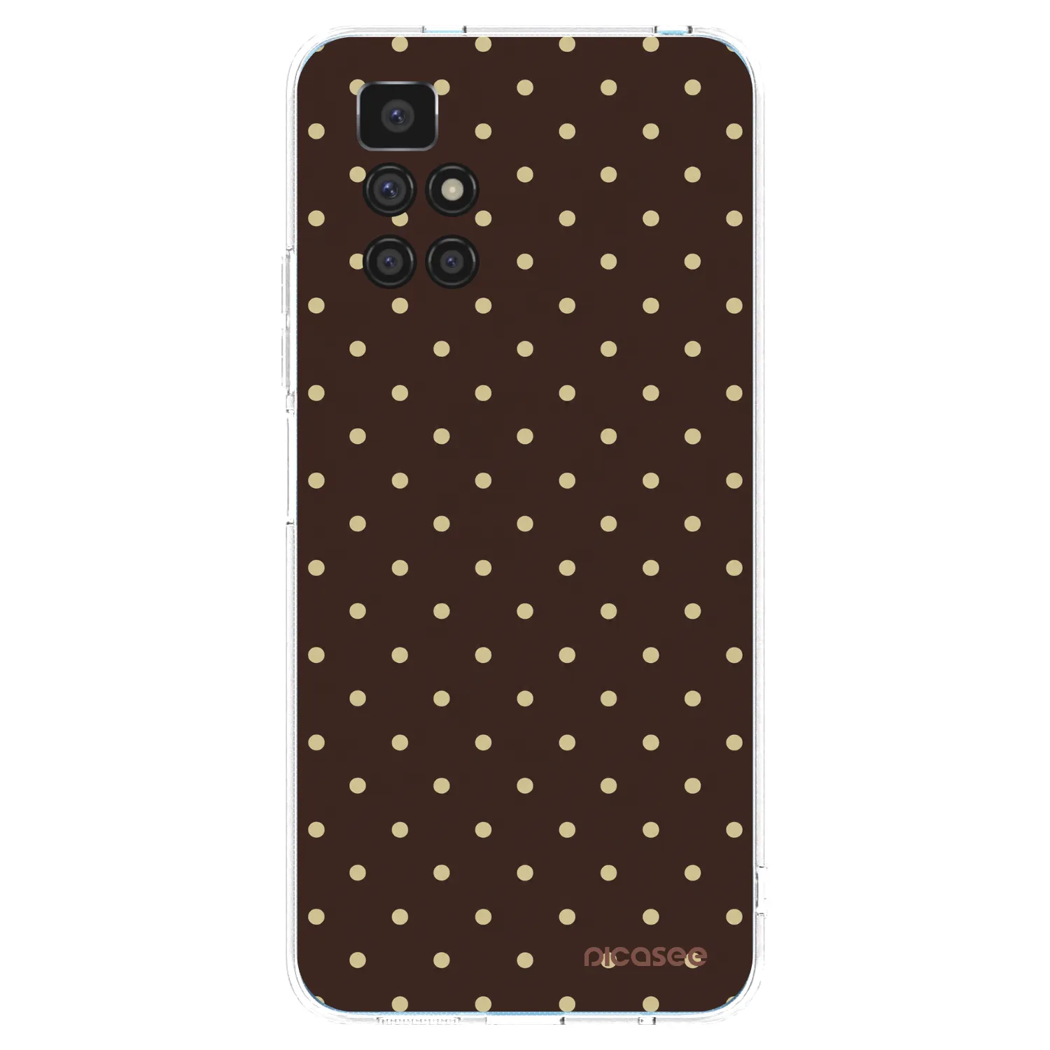 Picasee Xiaomi Redmi 10 (2022) Hülle - Transparentes Silikon - Vanilla Dots & Chocolate