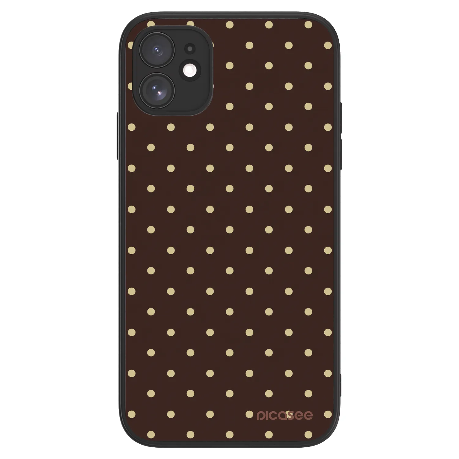 Picasee ULTIMATE CASE MagSafe für Apple iPhone 11 - Vanilla Dots & Chocolate