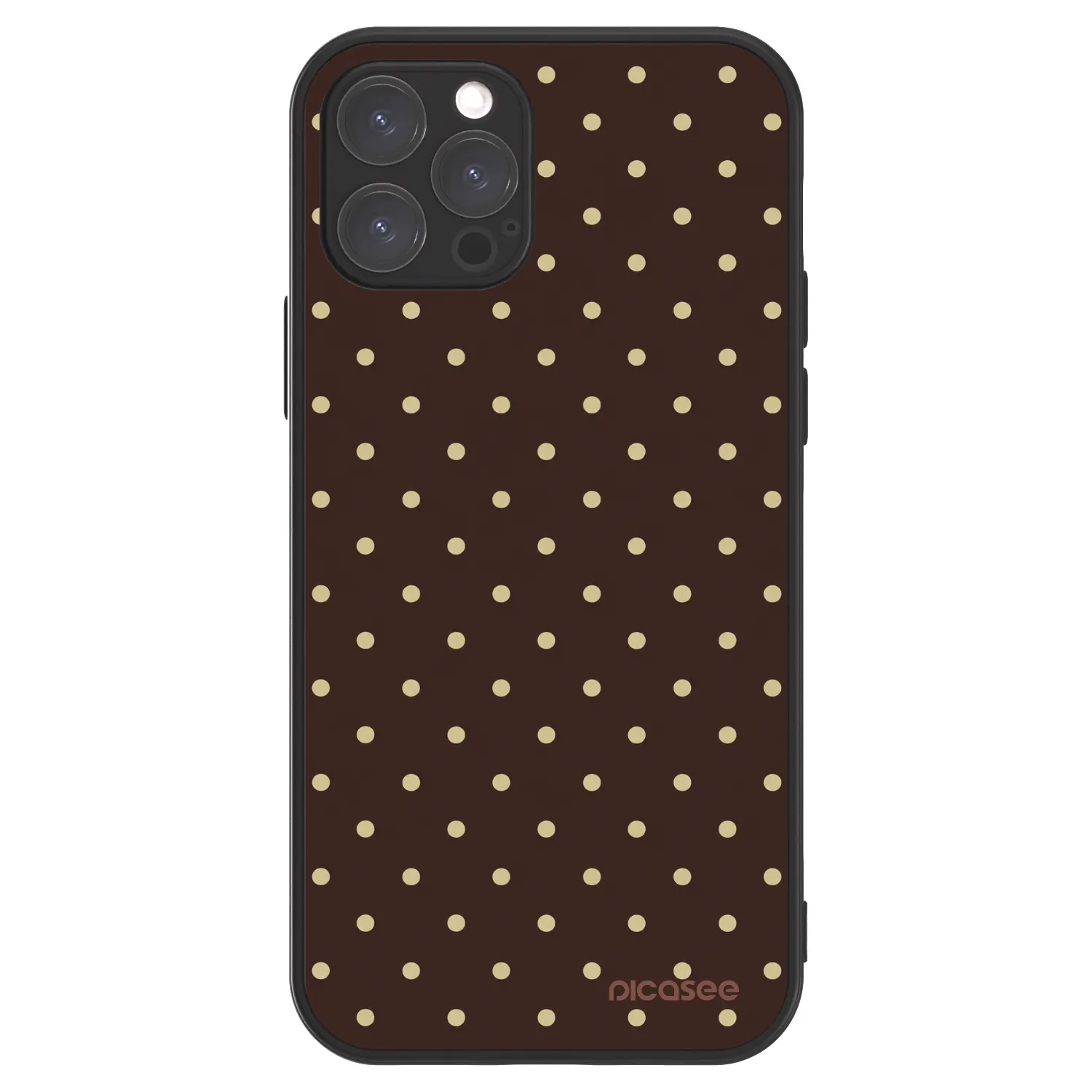 Picasee ULTIMATE CASE MagSafe für Apple iPhone 12 Pro - Vanilla Dots & Chocolate