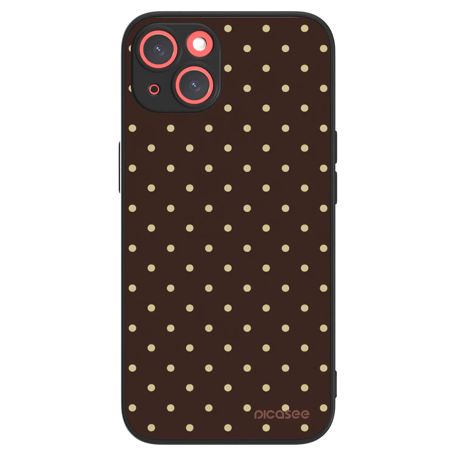 Picasee ULTIMATE CASE MagSafe für Apple iPhone 13 - Vanilla Dots & Chocolate