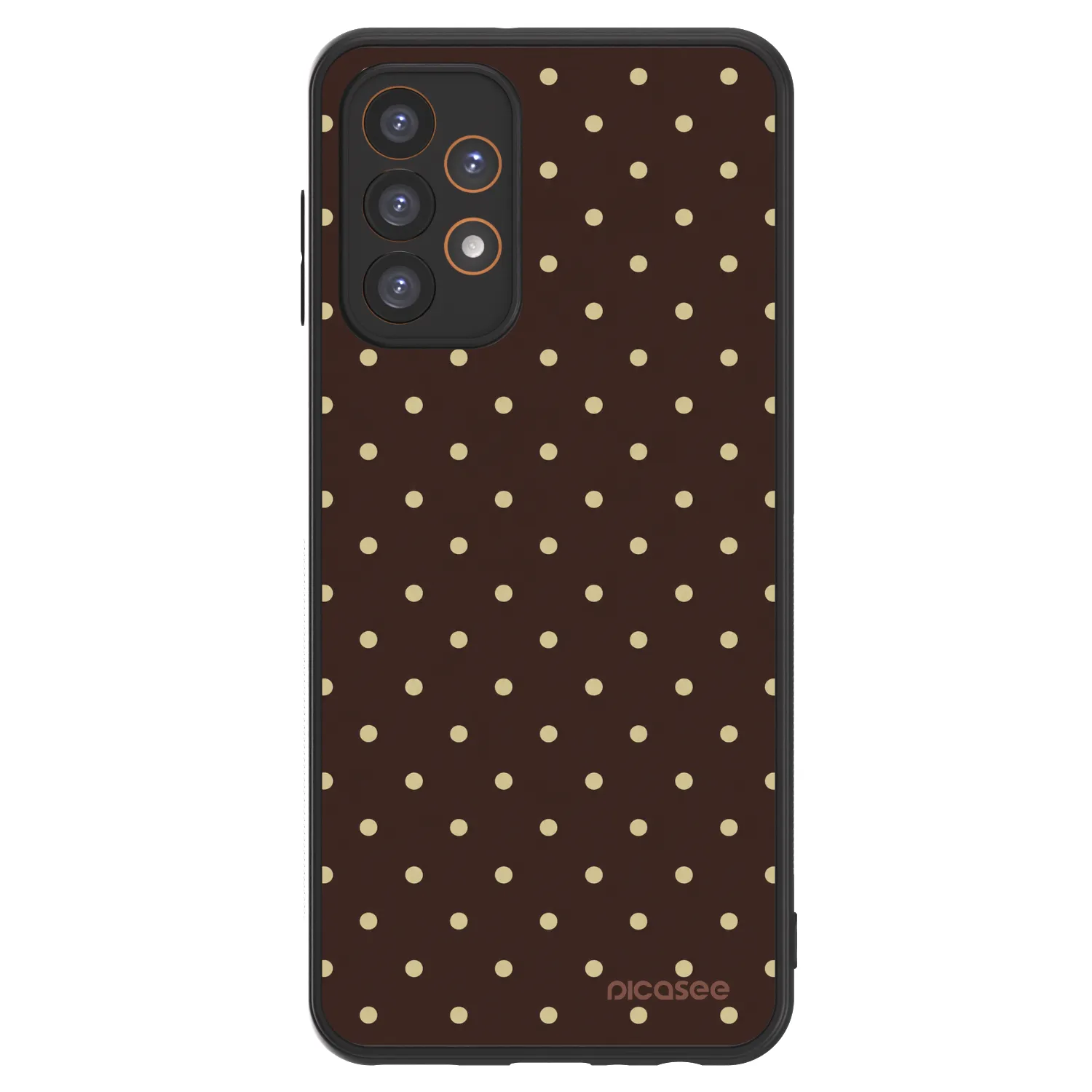 Picasee ULTIMATE CASE für Samsung Galaxy A23 A235F 4G - Vanilla Dots & Chocolate