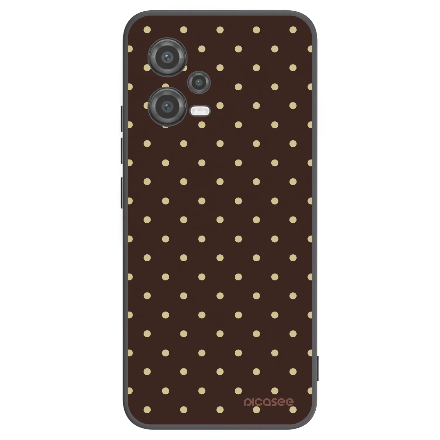 Picasee Xiaomi Poco X5 Hülle - Schwarzes Silikon - Vanilla Dots & Chocolate