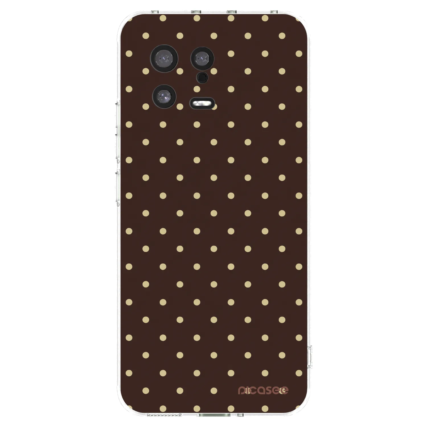 Picasee Xiaomi 13 Hülle - Transparentes Silikon - Vanilla Dots & Chocolate
