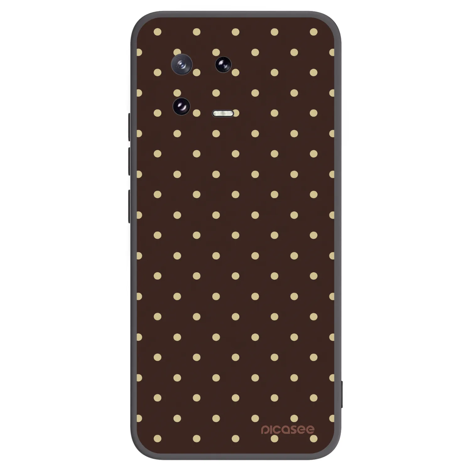 Picasee Xiaomi 13 Pro Hülle - Schwarzes Silikon - Vanilla Dots & Chocolate