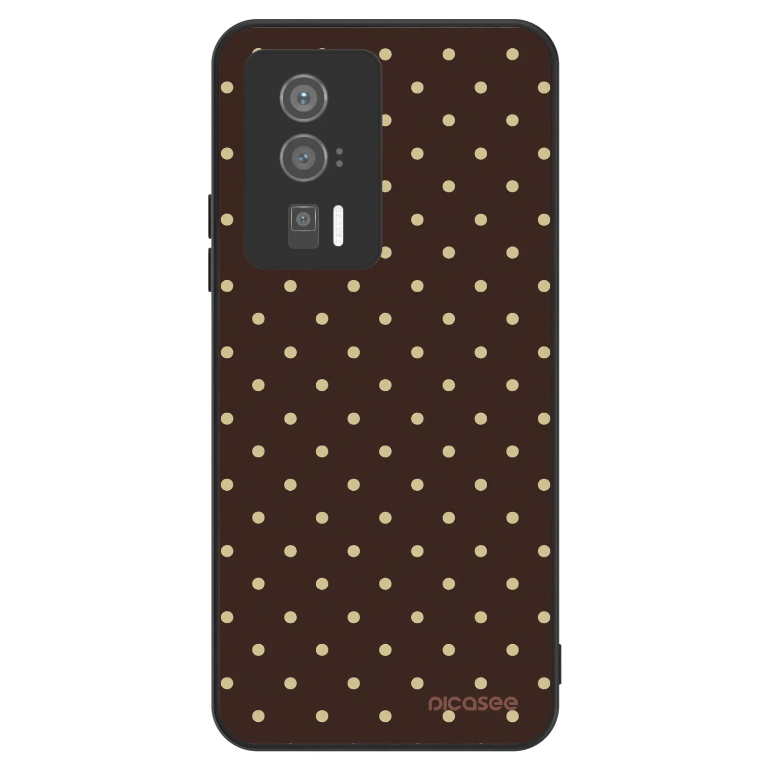 Picasee ULTIMATE CASE für Xiaomi Poco F5 Pro 5G - Vanilla Dots & Chocolate