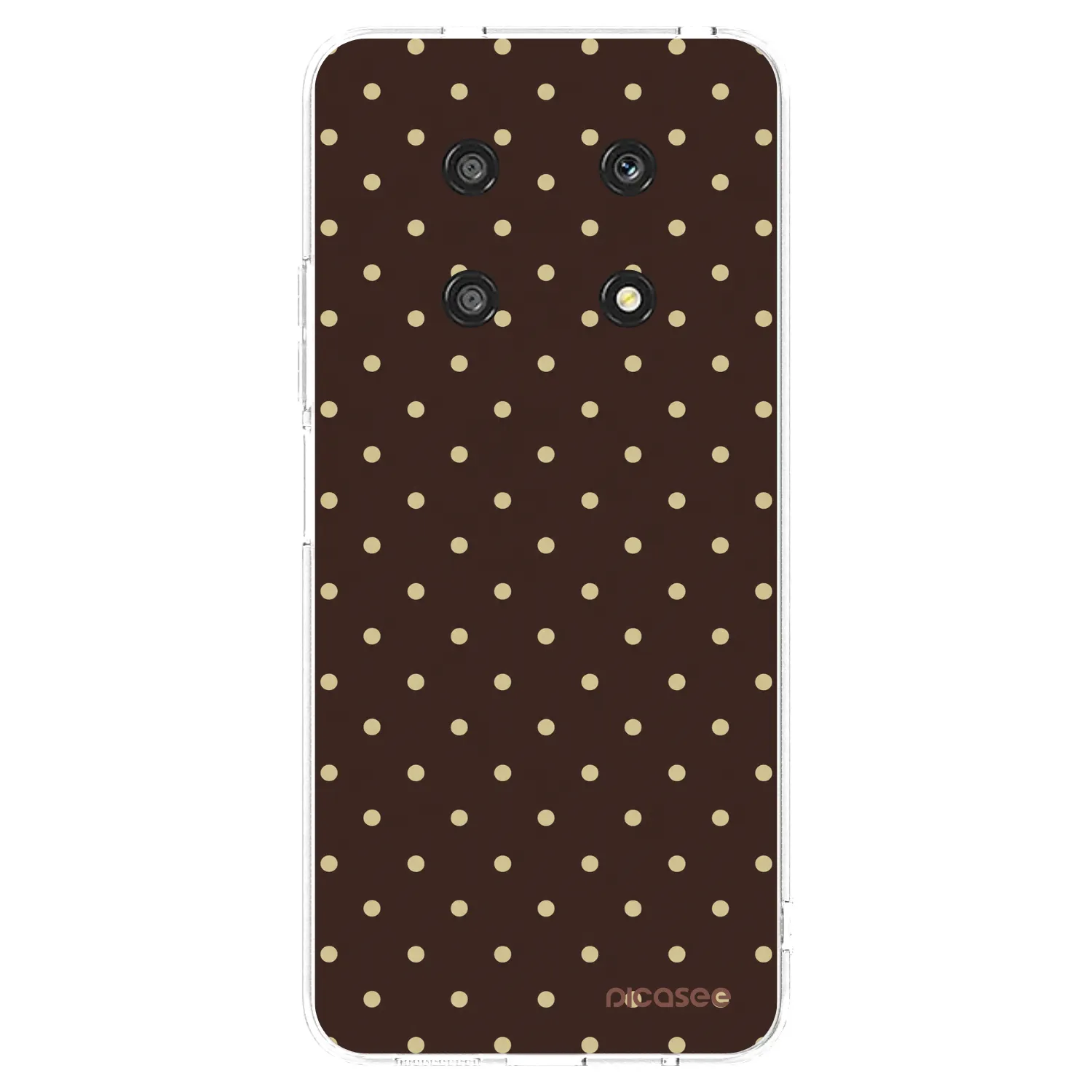 Picasee Honor Magic4 Lite 5G Hülle - Transparentes Silikon - Vanilla Dots & Chocolate