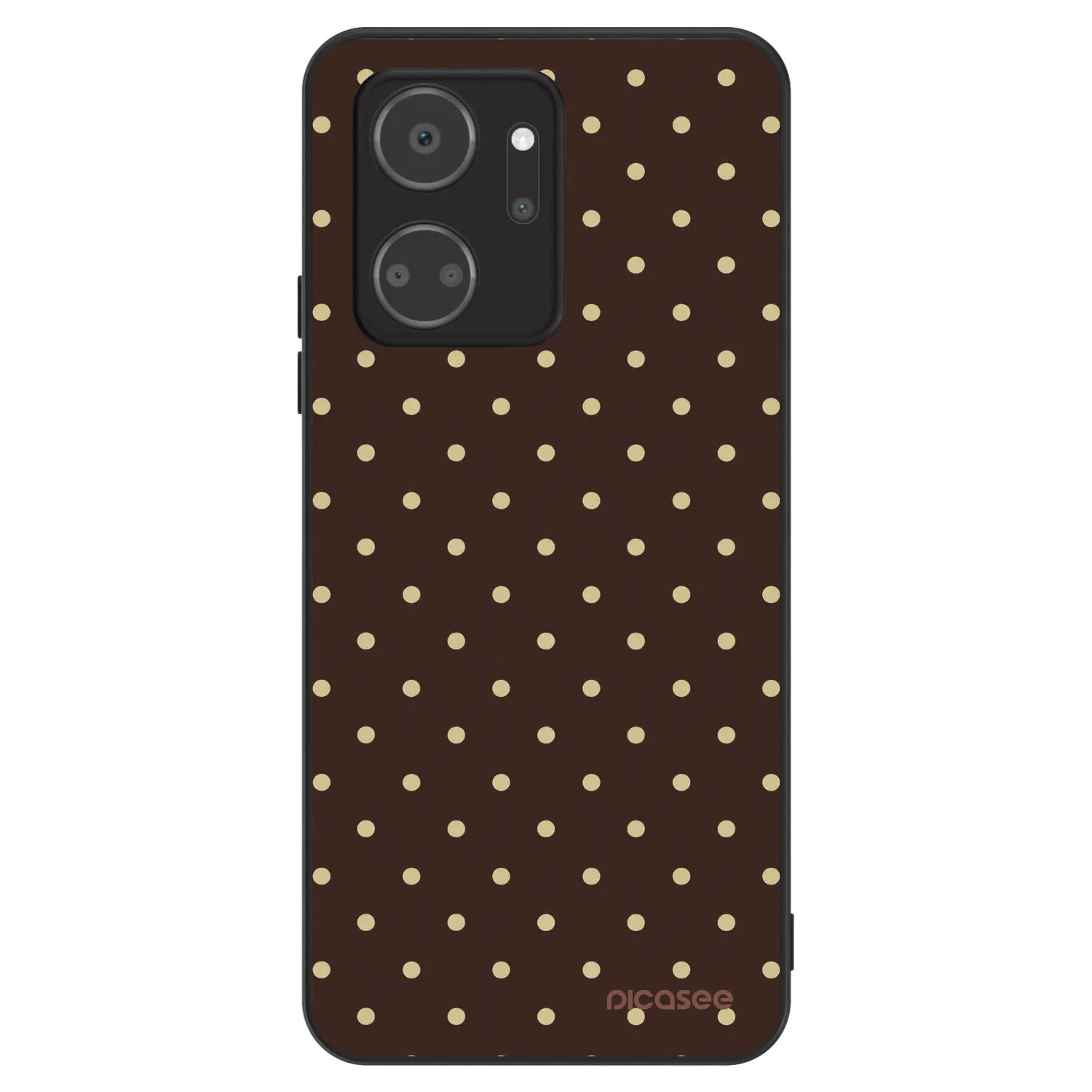 Picasee ULTIMATE CASE für Honor X7a - Vanilla Dots & Chocolate