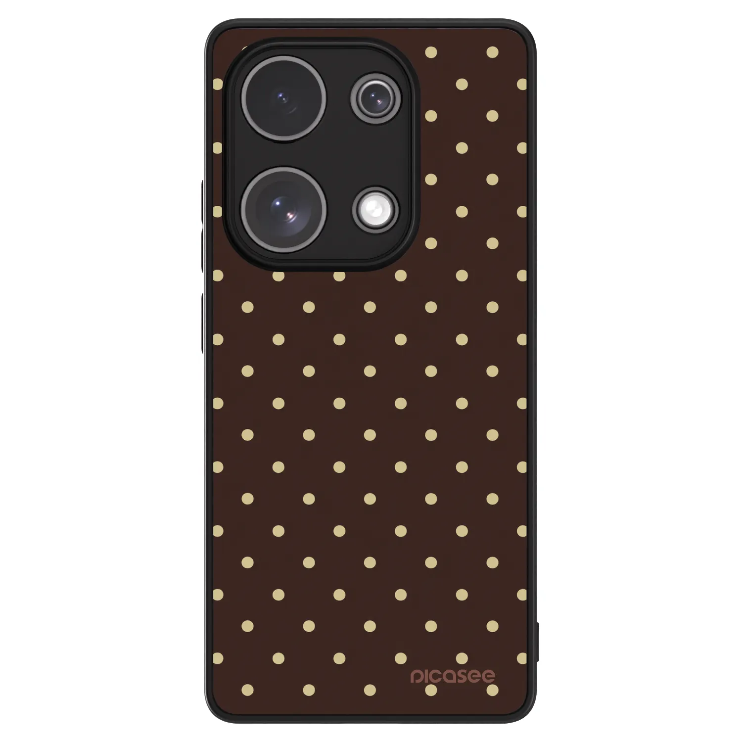 Picasee ULTIMATE CASE für Xiaomi Redmi Note 13 Pro 4G - Vanilla Dots & Chocolate