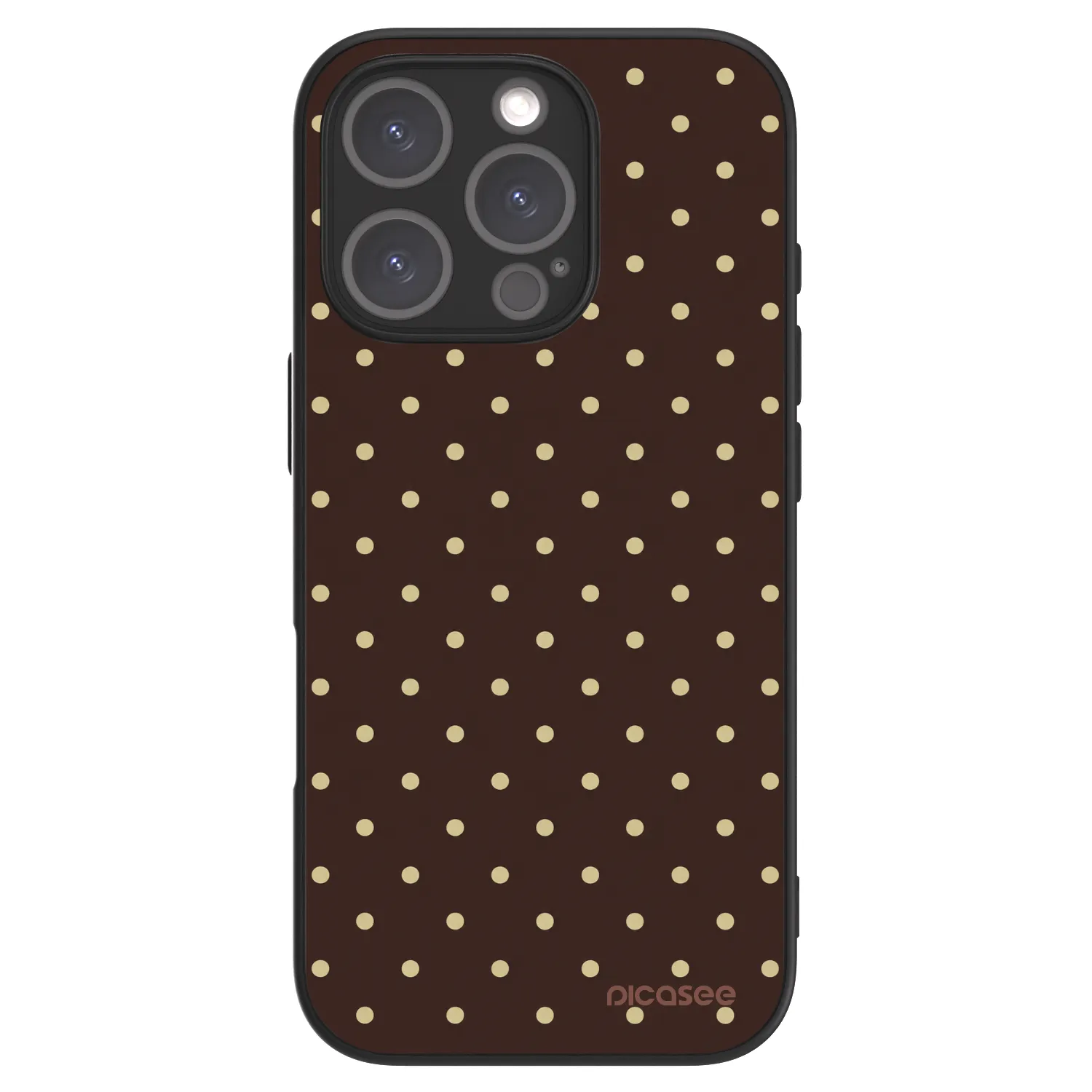 Picasee ULTIMATE CASE für Apple iPhone 16 Pro - Vanilla Dots & Chocolate