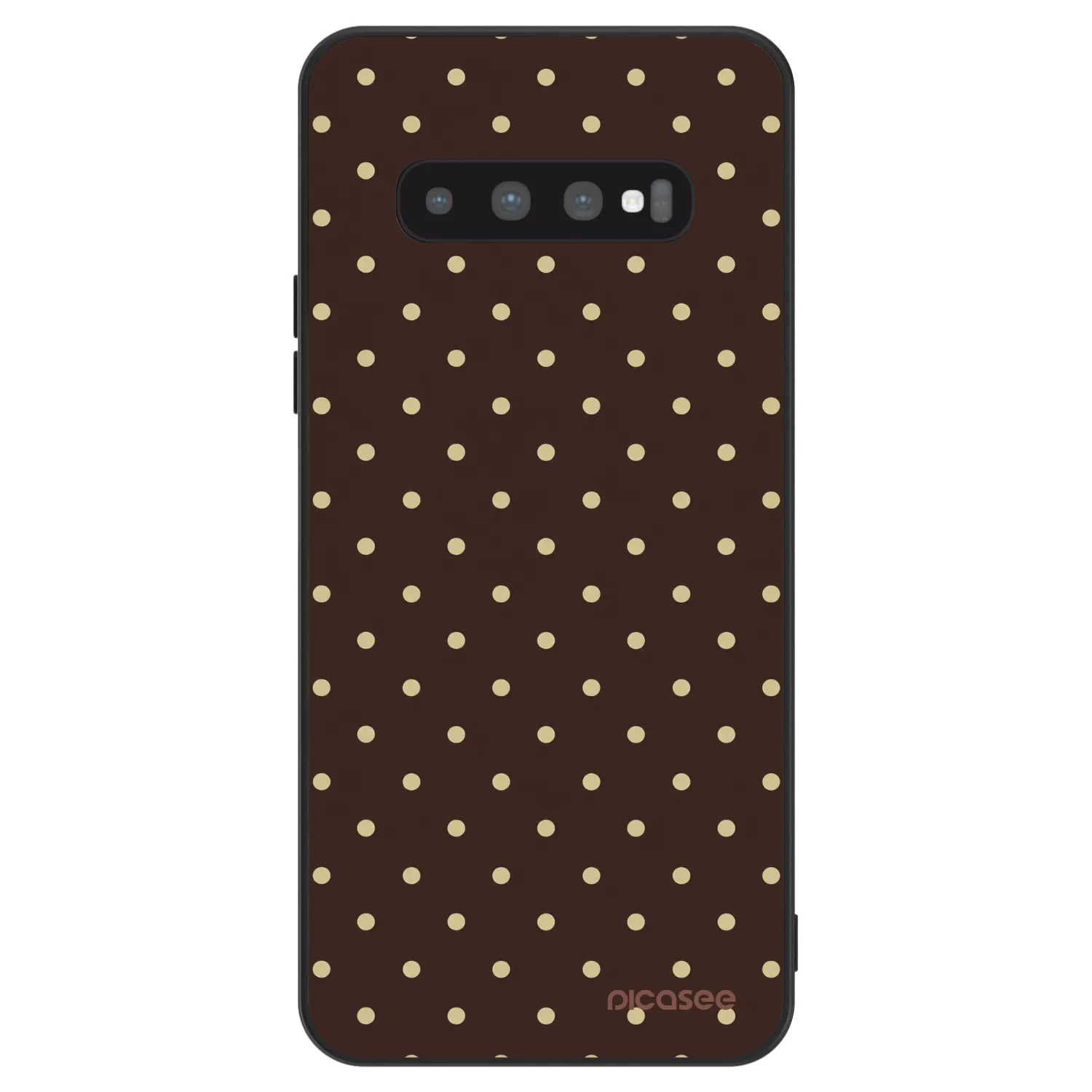 Picasee ULTIMATE CASE für Samsung Galaxy S10 Plus G975 - Vanilla Dots & Chocolate