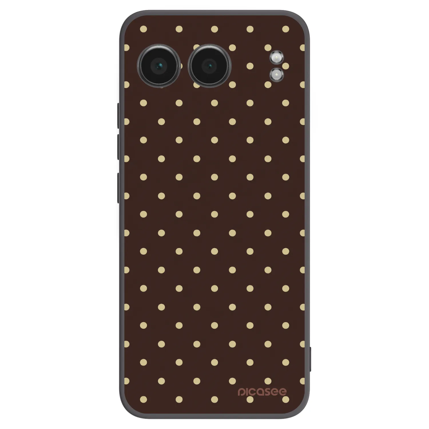 Picasee OnePlus Nord 4 Hülle - Schwarzes Silikon - Vanilla Dots & Chocolate
