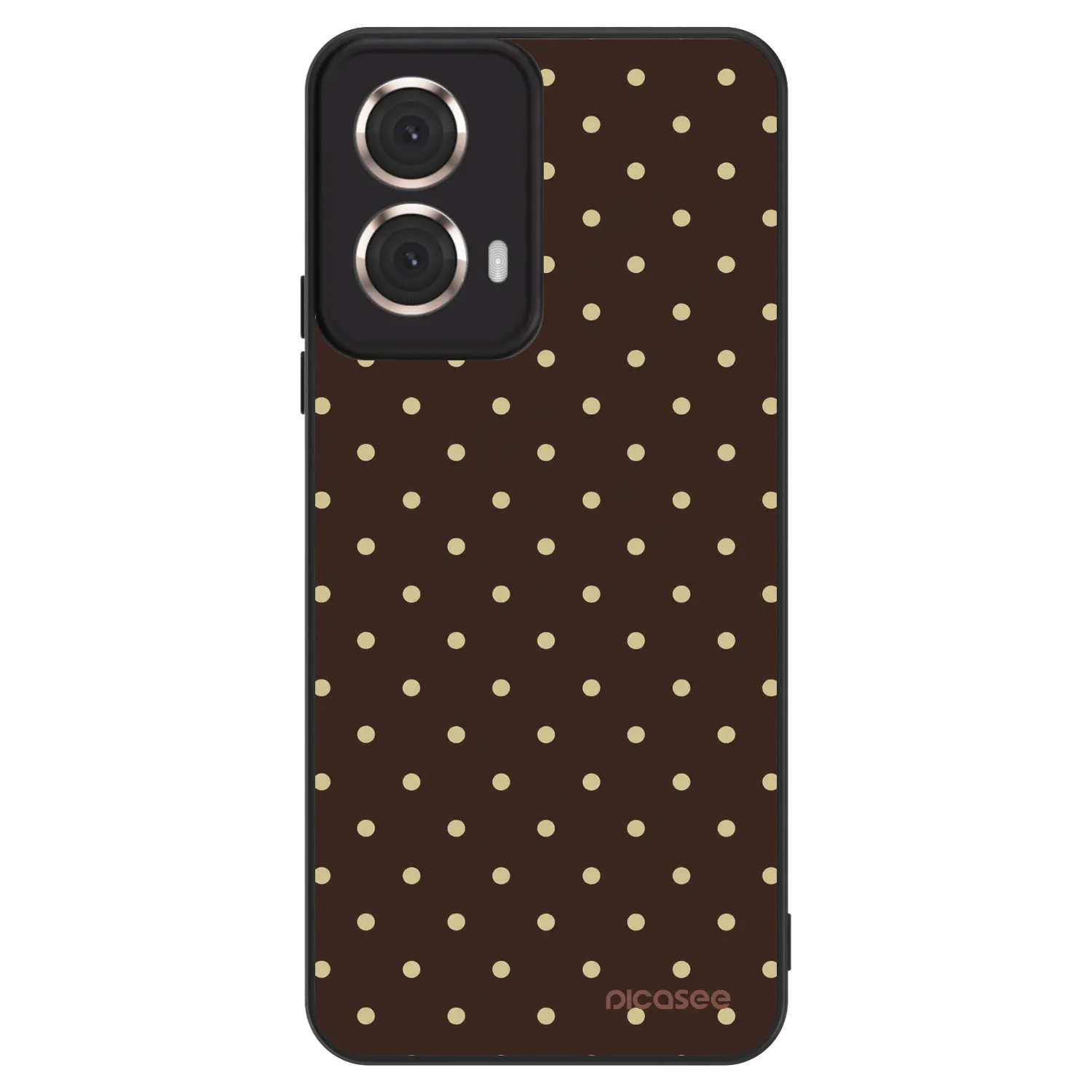 Picasee ULTIMATE CASE für Motorola Moto G85 - Vanilla Dots & Chocolate