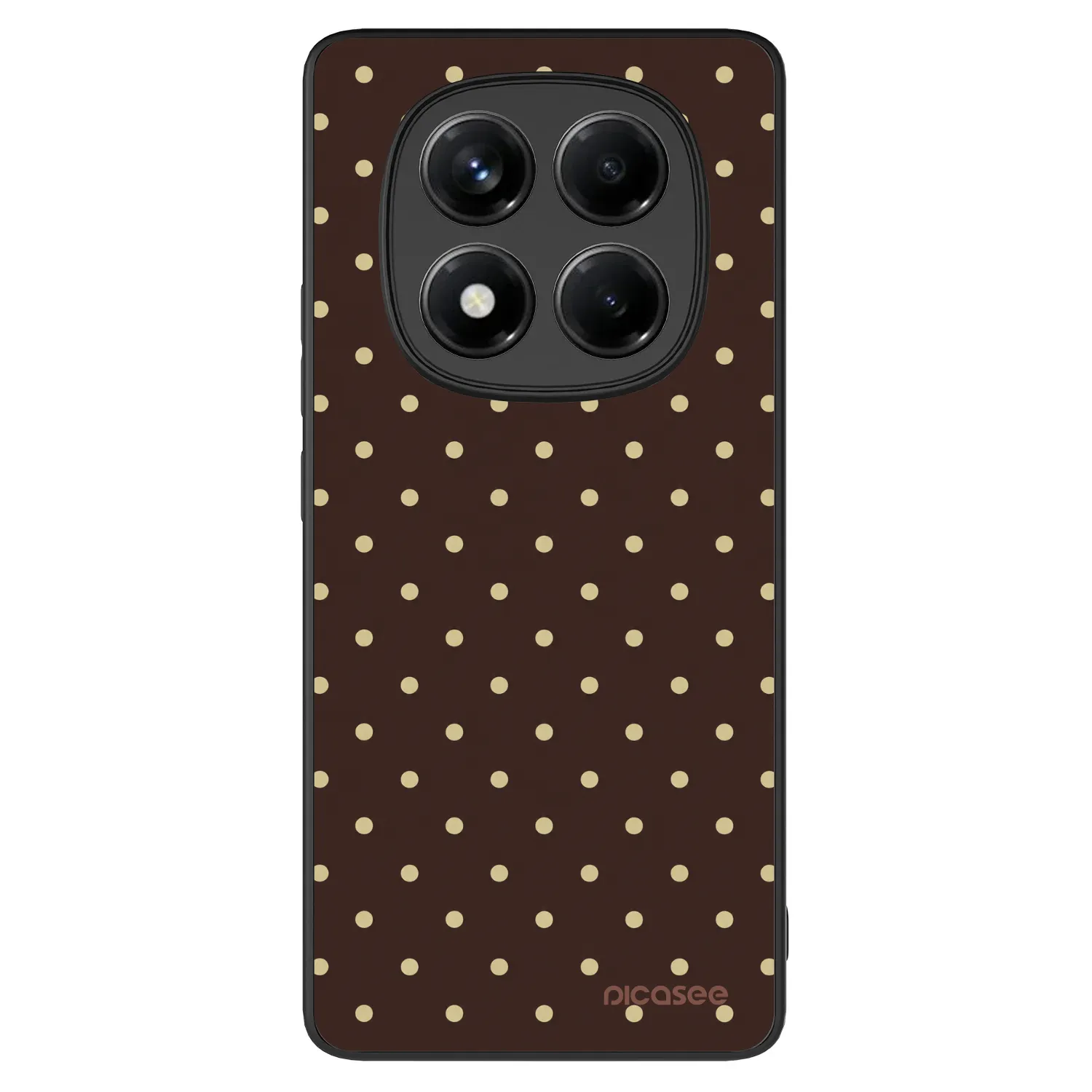 Picasee ULTIMATE CASE für Xiaomi Redmi Note 14 Pro+ 5G - Vanilla Dots & Chocolate