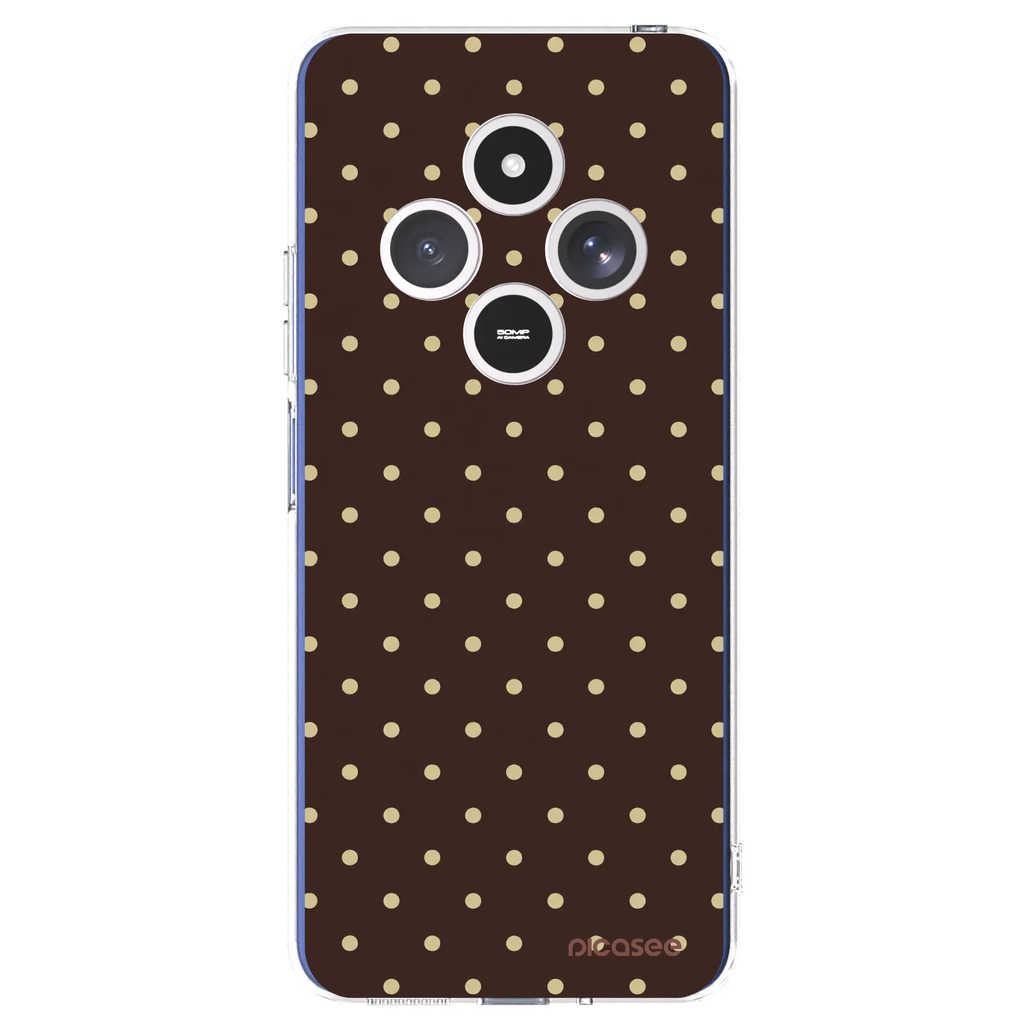 Picasee Xiaomi Redmi 14C Hülle - Transparentes Silikon - Vanilla Dots & Chocolate
