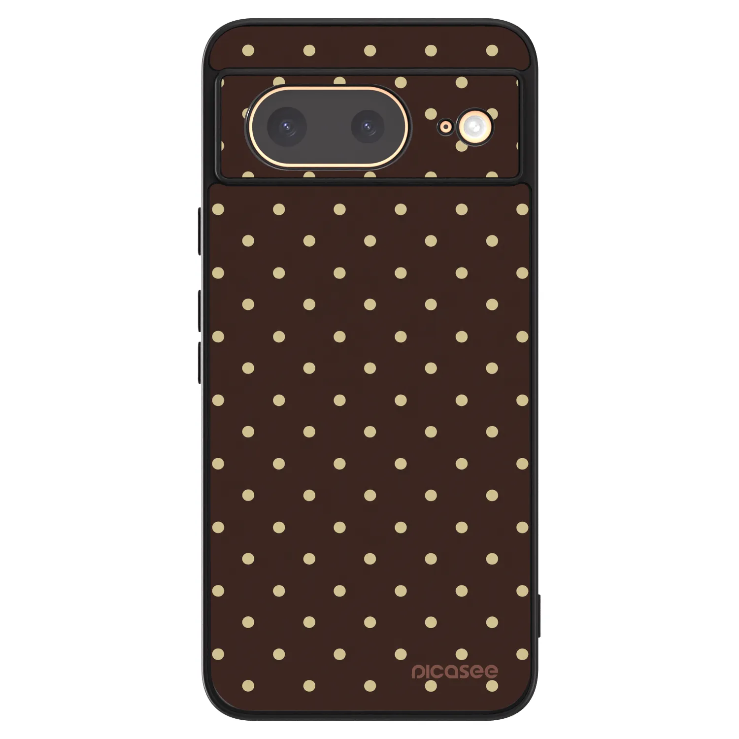 Picasee ULTIMATE CASE für Google Pixel 8 - Vanilla Dots & Chocolate