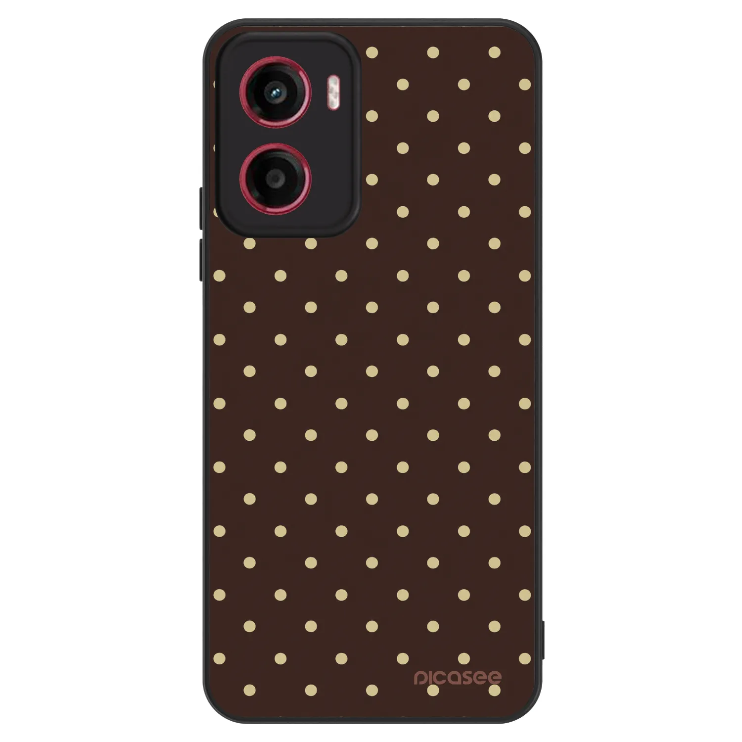 Picasee ULTIMATE CASE für Motorola Moto G05 - Vanilla Dots & Chocolate