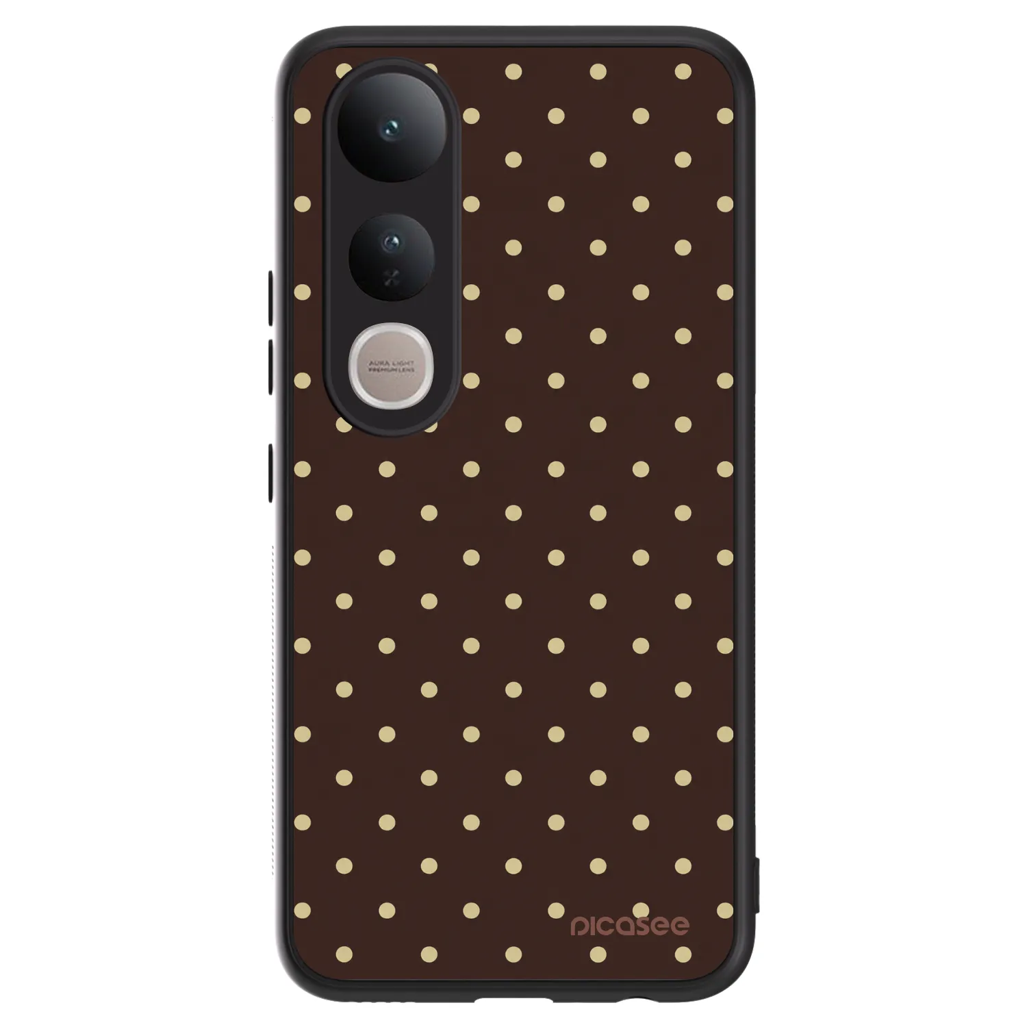 Picasee ULTIMATE CASE für Vivo V50 Lite 5G - Vanilla Dots & Chocolate