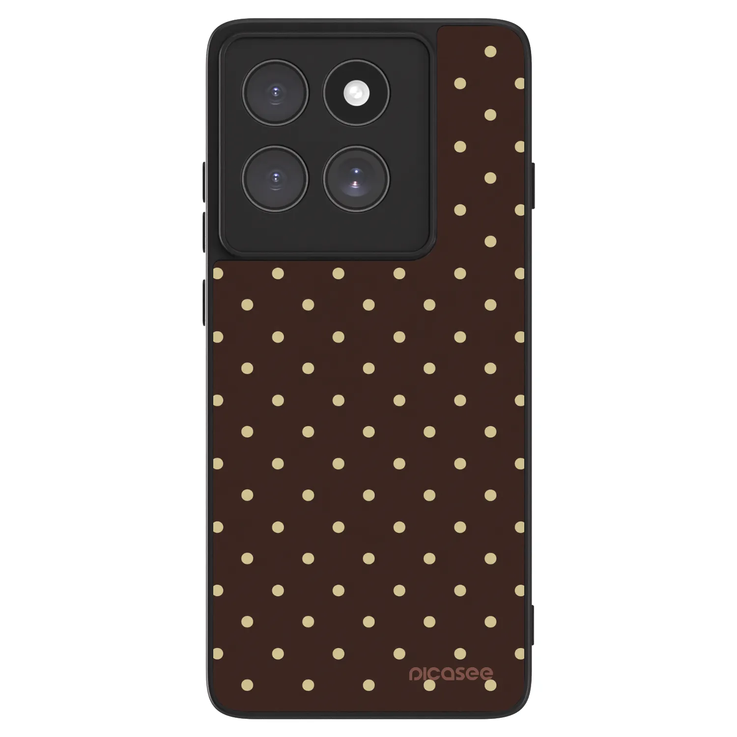 Picasee ULTIMATE CASE für Motorola Edge 60 Pro - Vanilla Dots & Chocolate