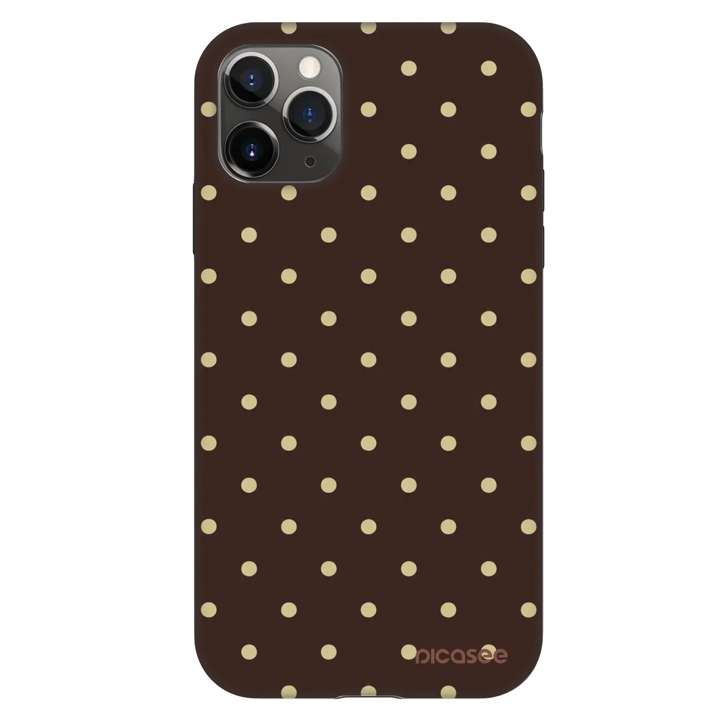 Picasee Fashion Case für Apple iPhone 11 Pro - Vanilla Dots & Chocolate