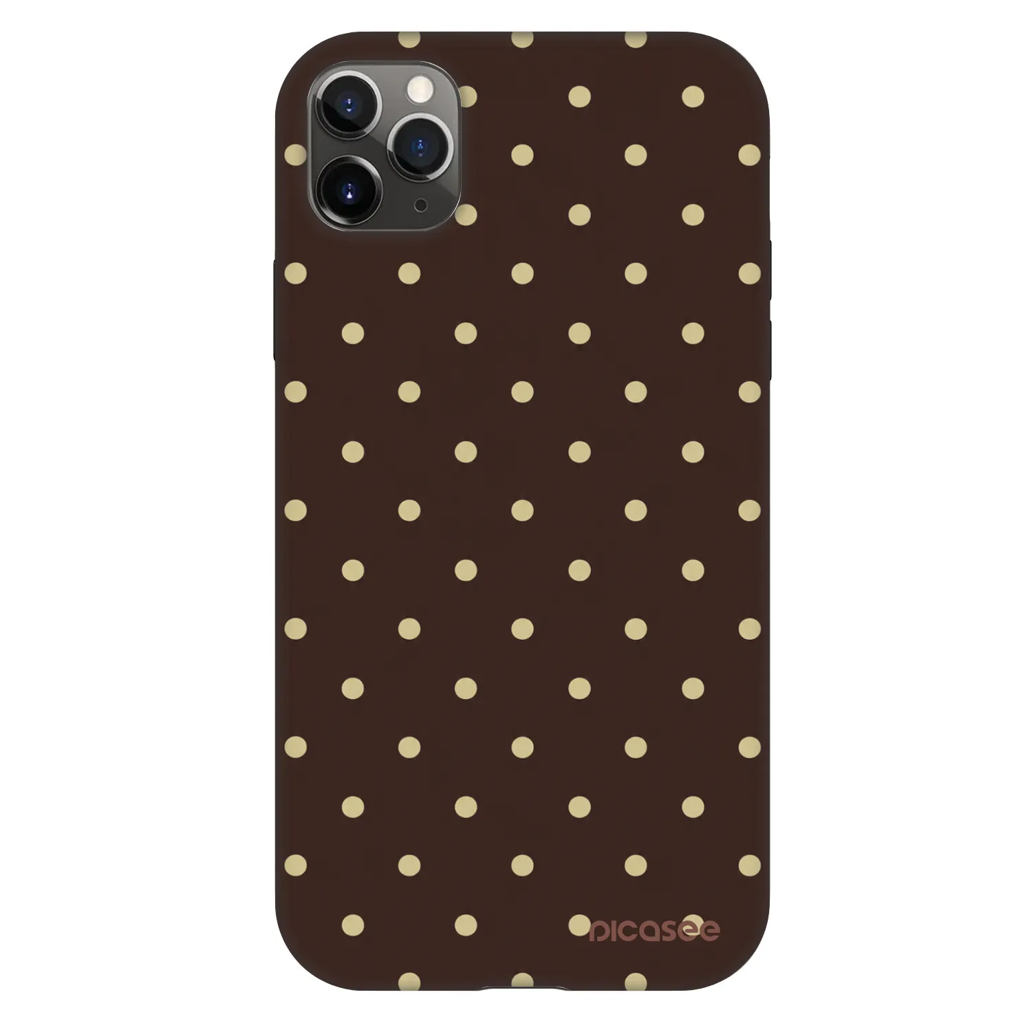 Picasee Fashion Case für Apple iPhone 11 Pro Max - Vanilla Dots & Chocolate