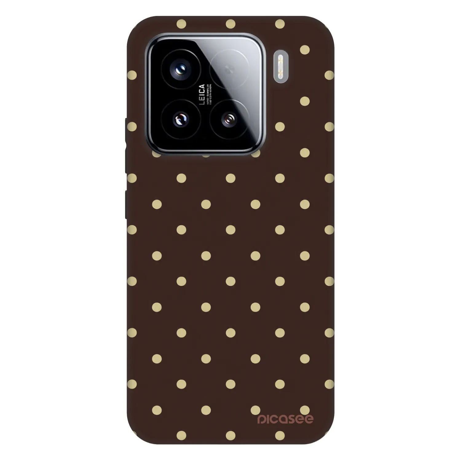 Picasee Fashion Case für Xiaomi 15 - Vanilla Dots & Chocolate