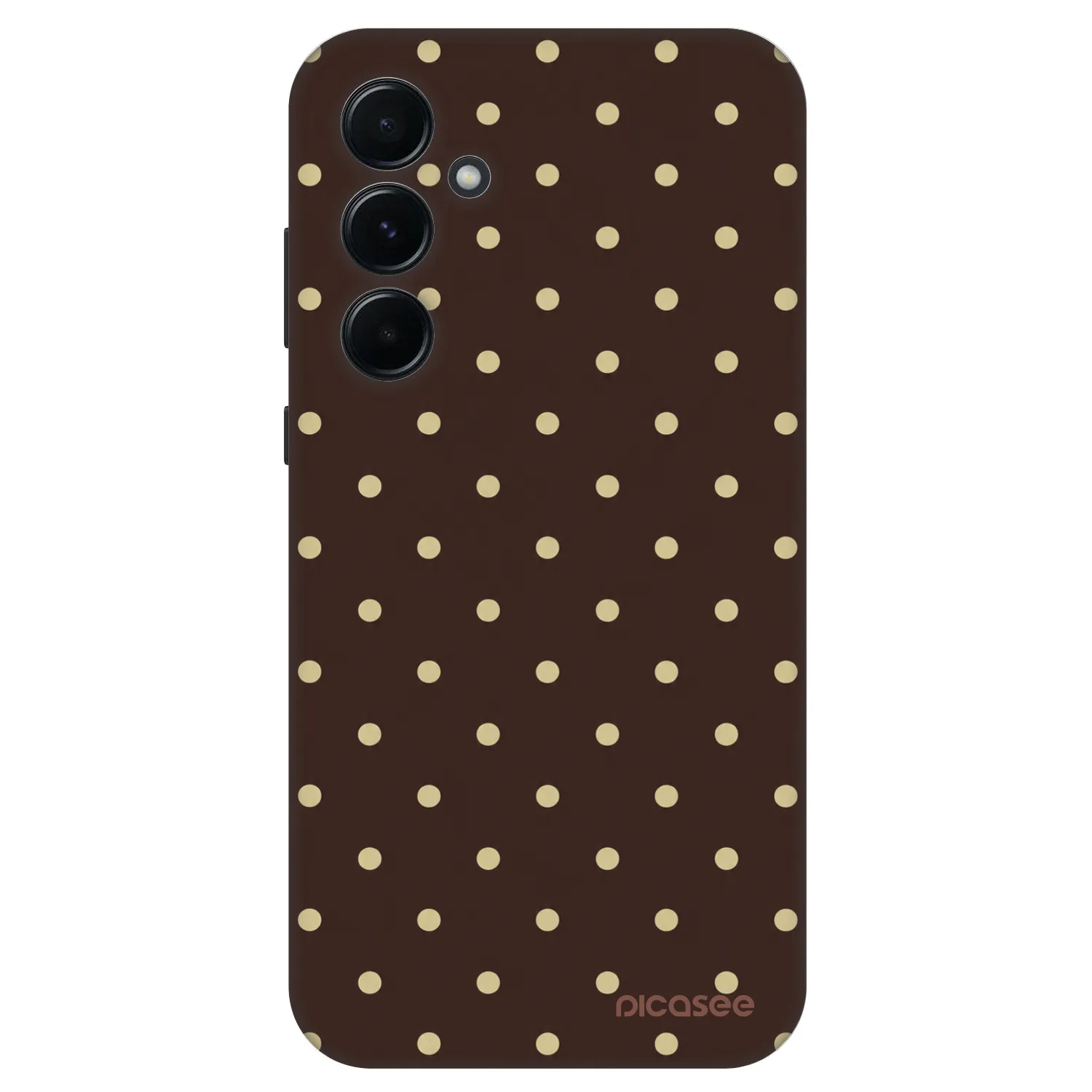 Picasee Fashion Case für Samsung Galaxy A55 5G A556B - Vanilla Dots & Chocolate
