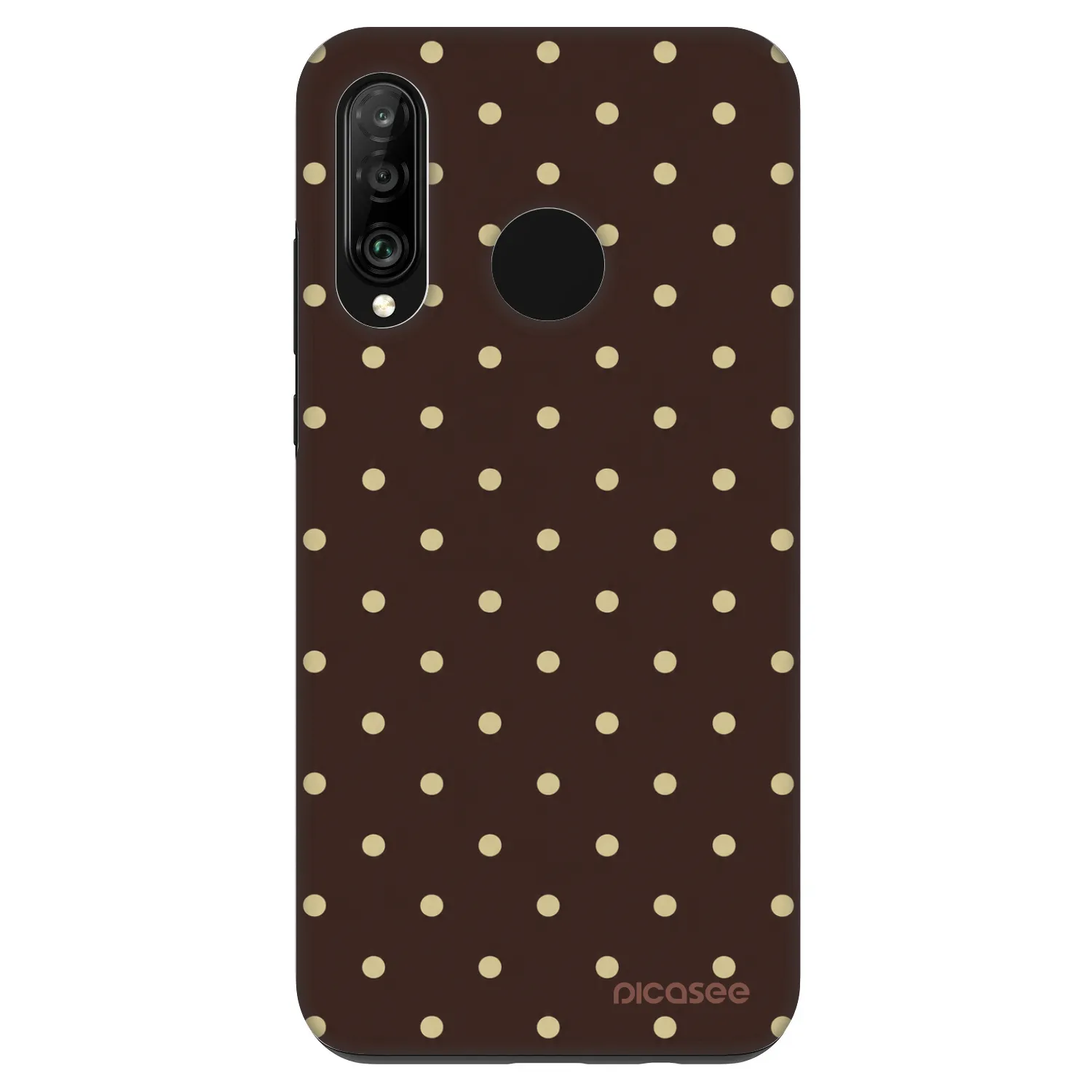 Picasee Fashion Case für Huawei P30 Lite - Vanilla Dots & Chocolate