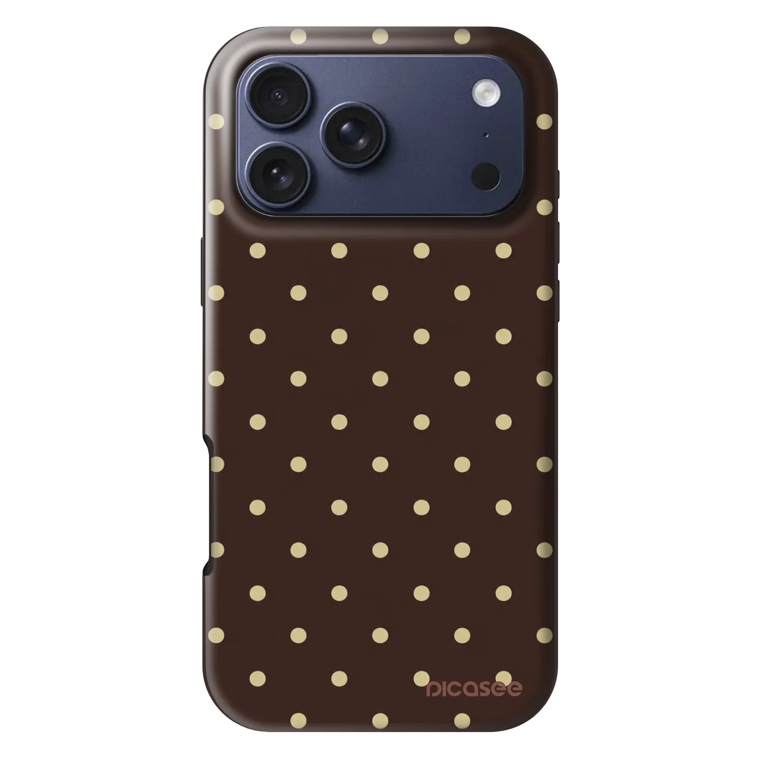 Picasee Fashion Case MagSafe für Apple iPhone 17 Pro Max - Vanilla Dots & Chocolate