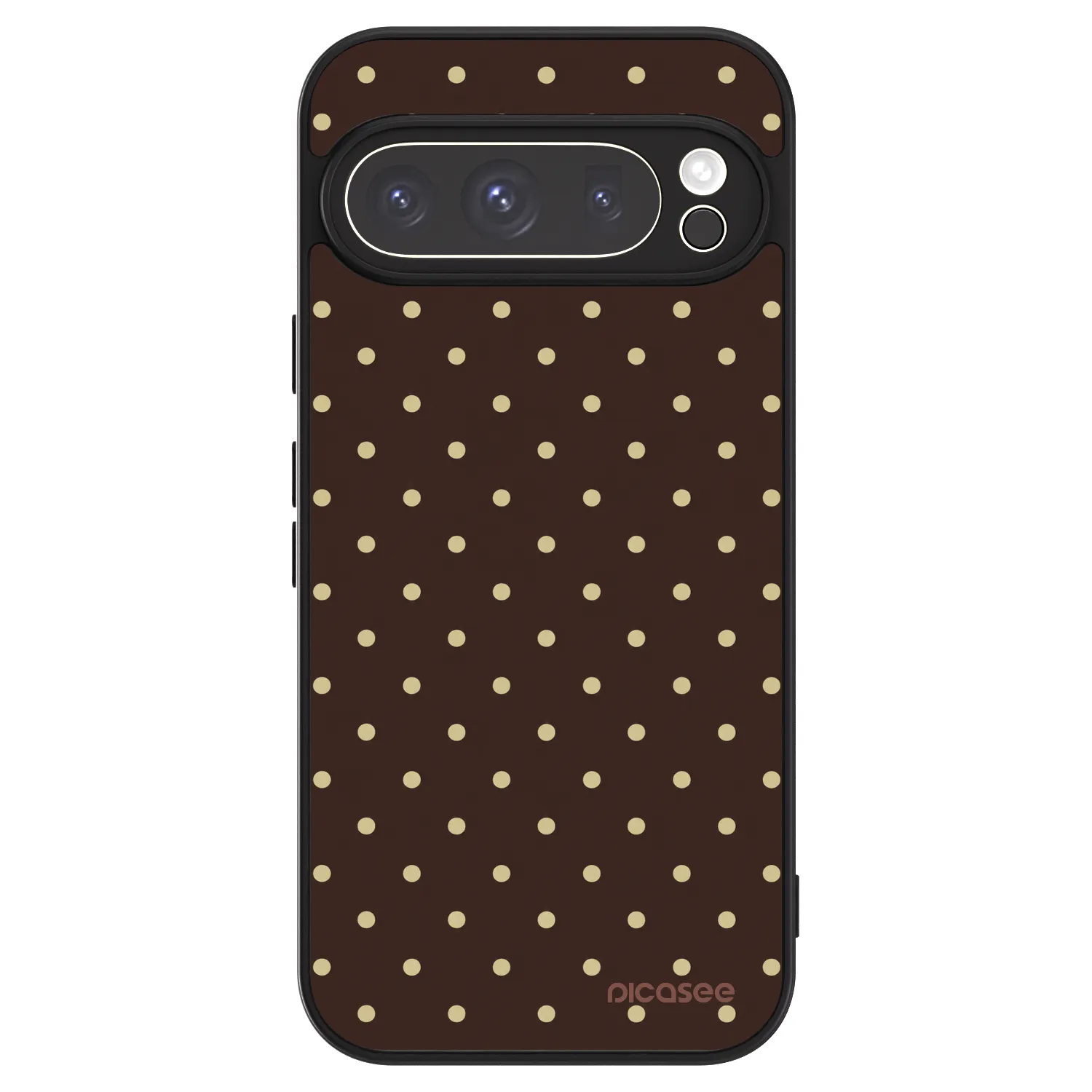 Picasee ULTIMATE CASE für Google Pixel 9 Pro XL - Vanilla Dots & Chocolate