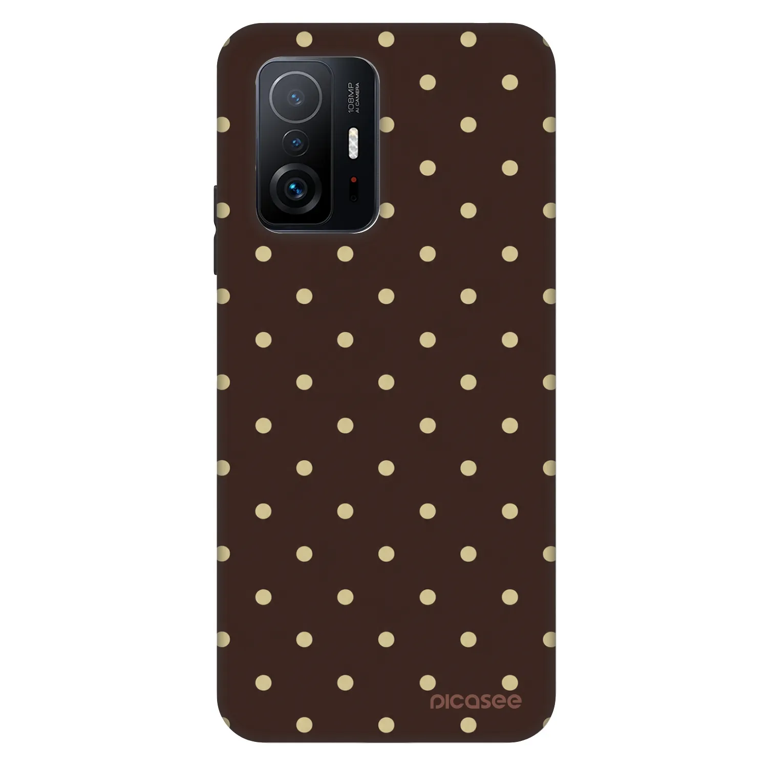 Picasee Fashion Case für Xiaomi 11T - Vanilla Dots & Chocolate