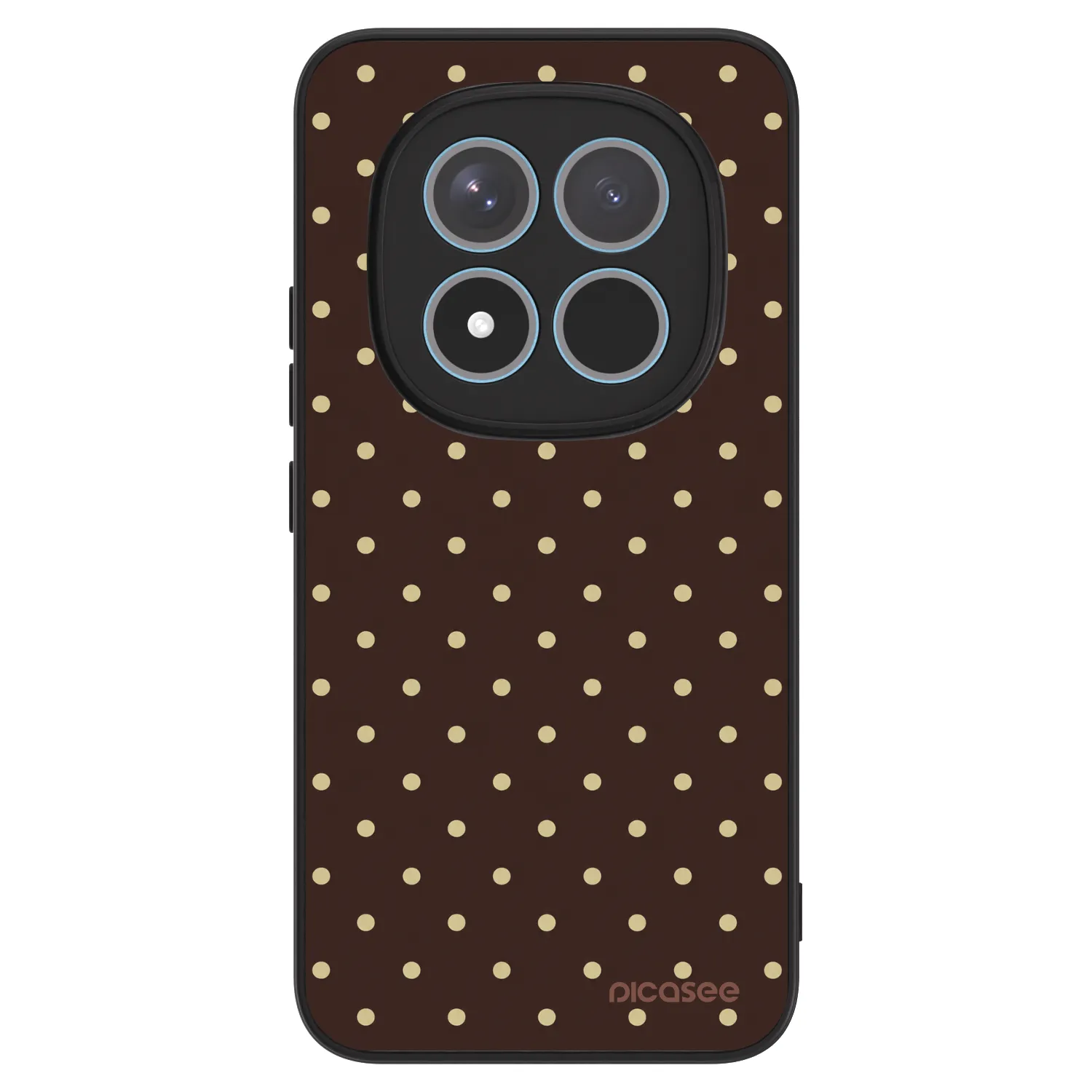 Picasee ULTIMATE CASE für Xiaomi Redmi Note 15 Pro+ - Vanilla Dots & Chocolate
