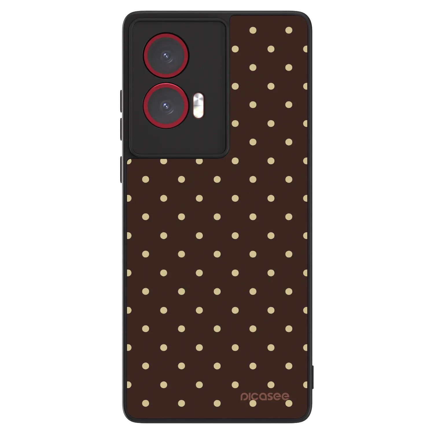 Picasee ULTIMATE CASE für Motorola Edge 50 Fusion - Vanilla Dots & Chocolate