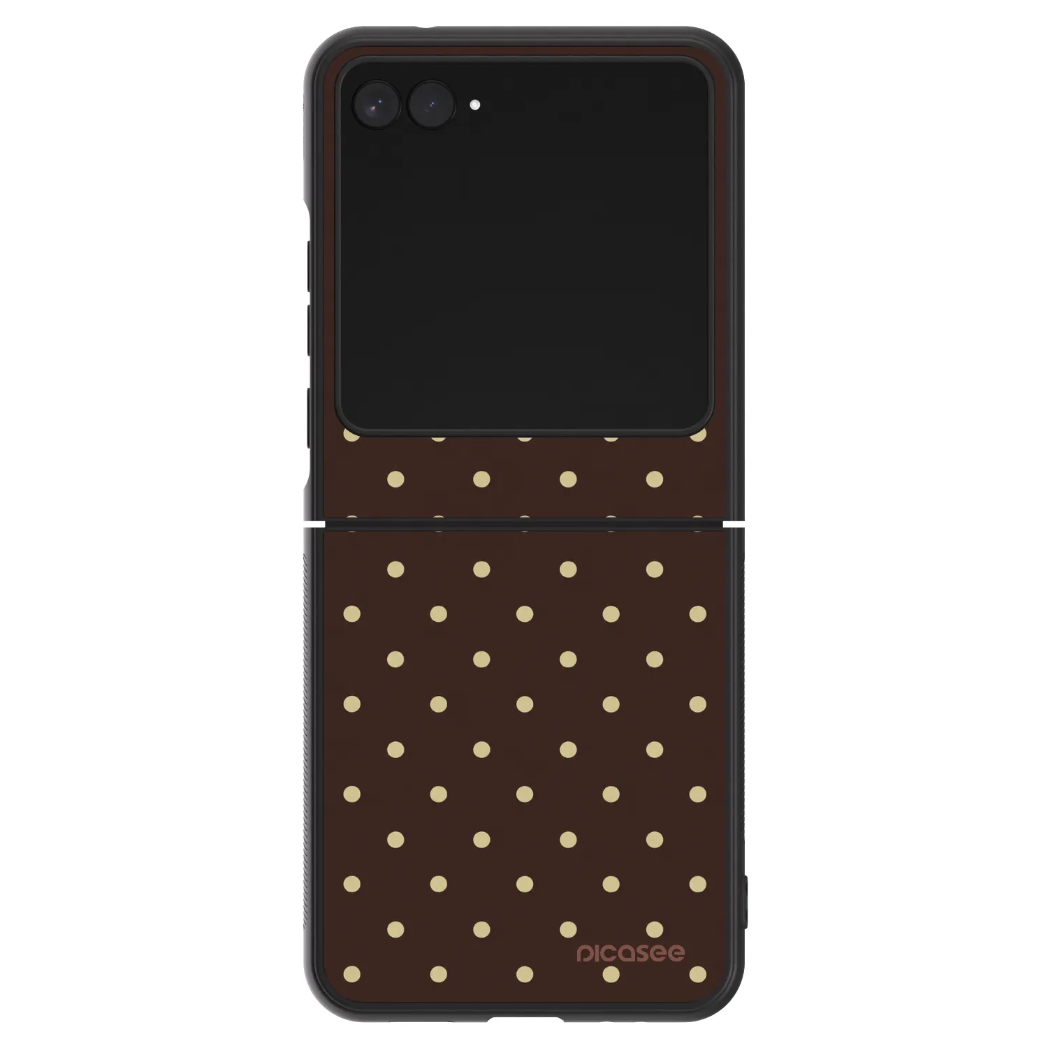 Picasee ULTIMATE CASE für Motorola Razr 60 - Vanilla Dots & Chocolate