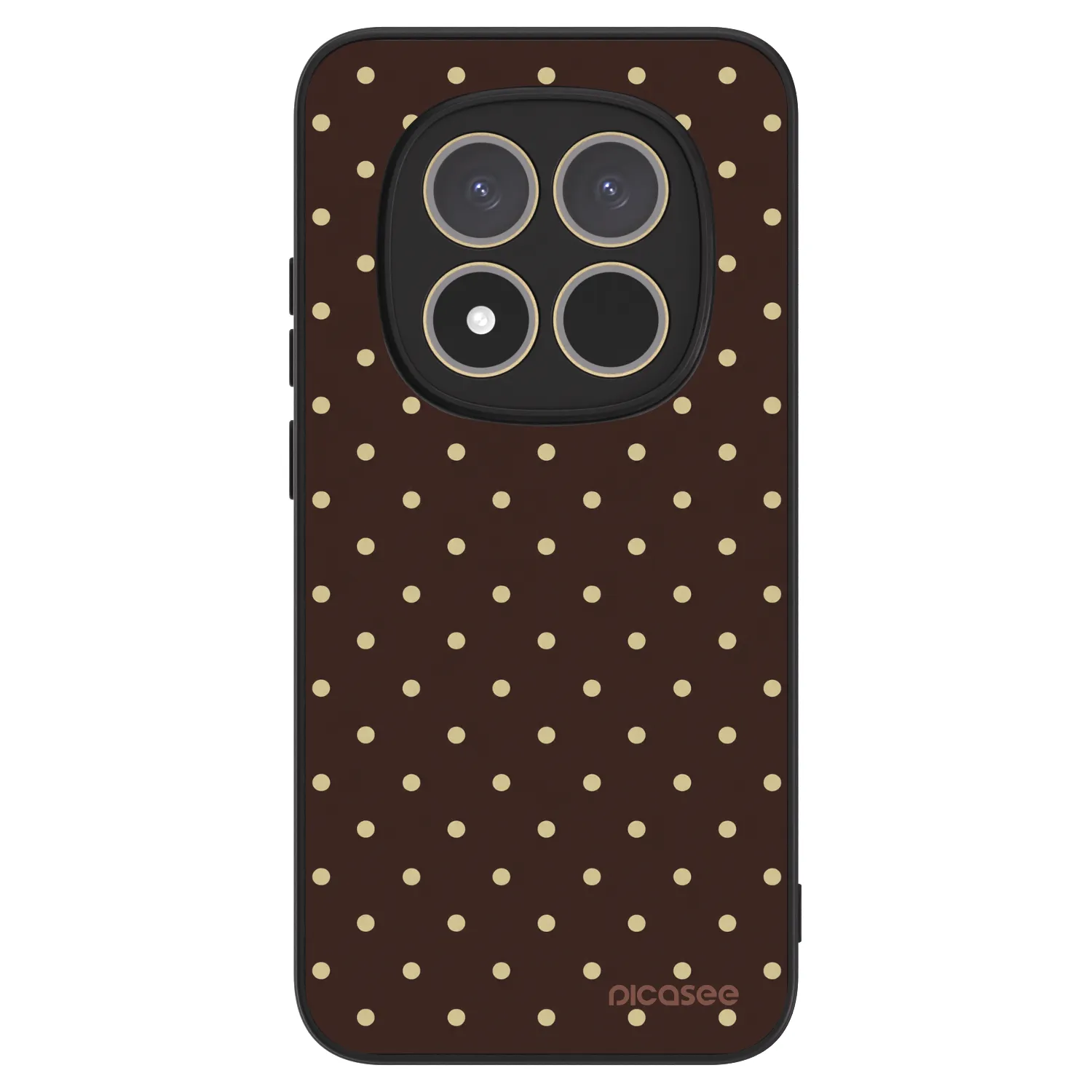 Picasee ULTIMATE CASE für Xiaomi Redmi Note 15 Pro 5G - Vanilla Dots & Chocolate