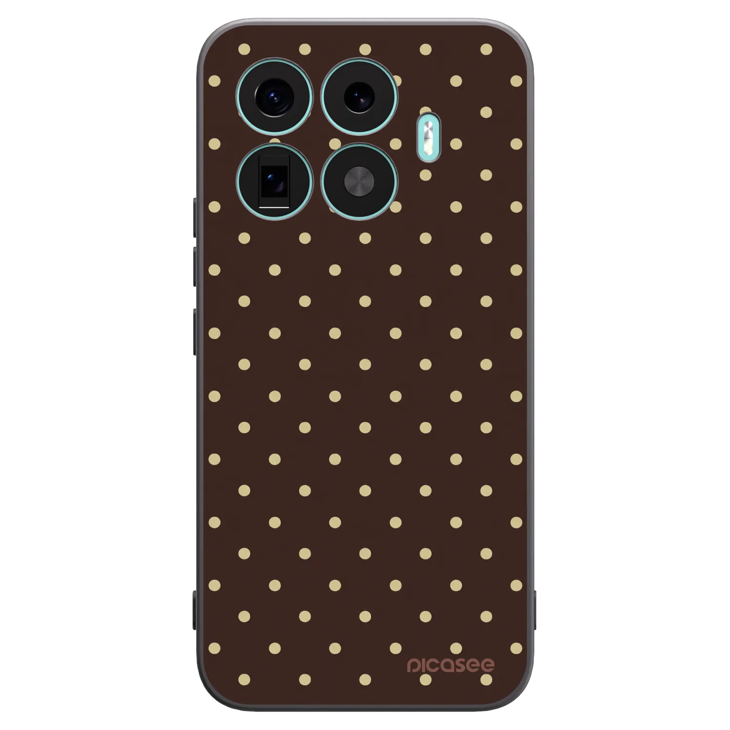 Picasee Xiaomi 17T Pro Hülle - Schwarzes Silikon - Vanilla Dots & Chocolate