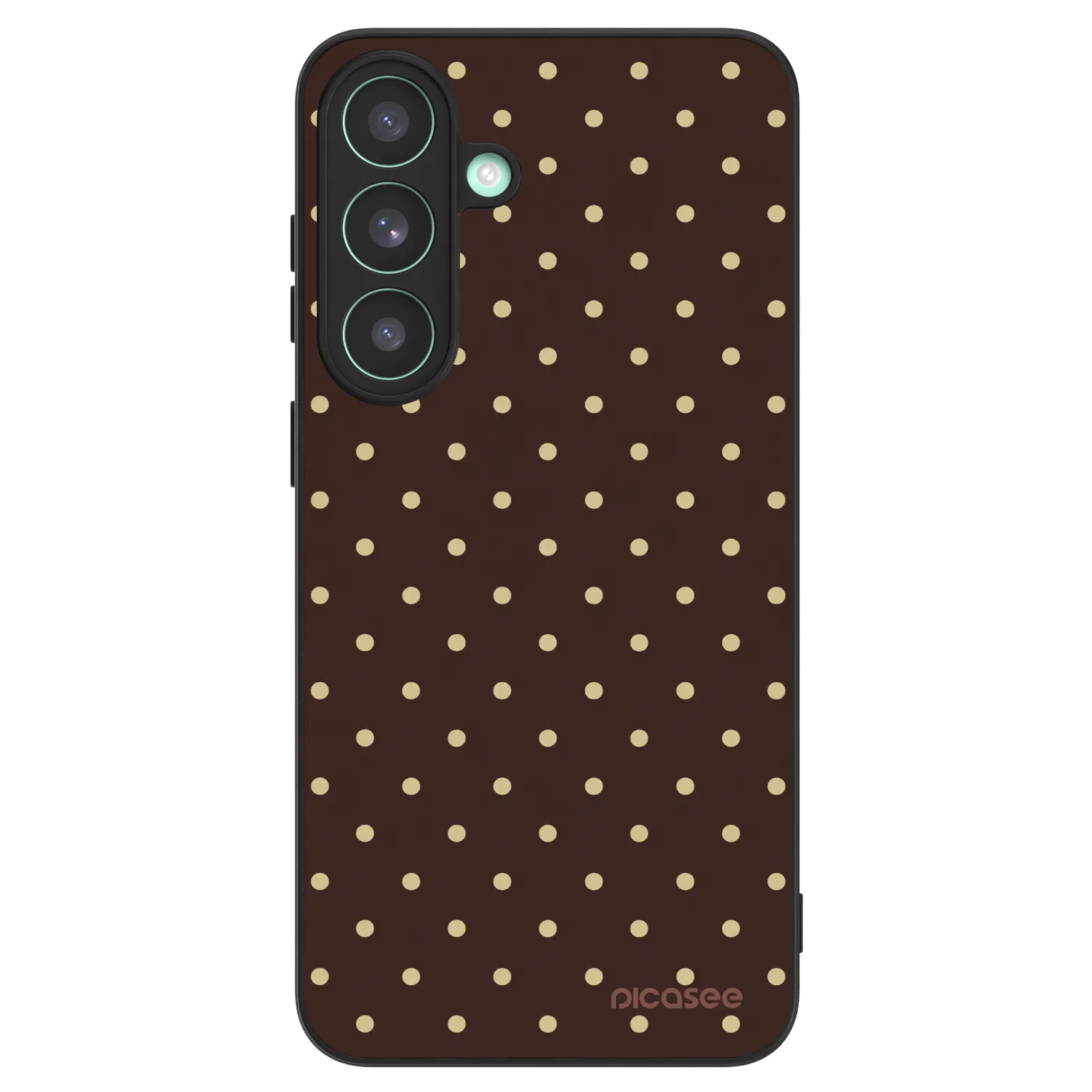 Picasee ULTIMATE CASE PowerShare für Samsung Galaxy S26 FE - Vanilla Dots & Chocolate