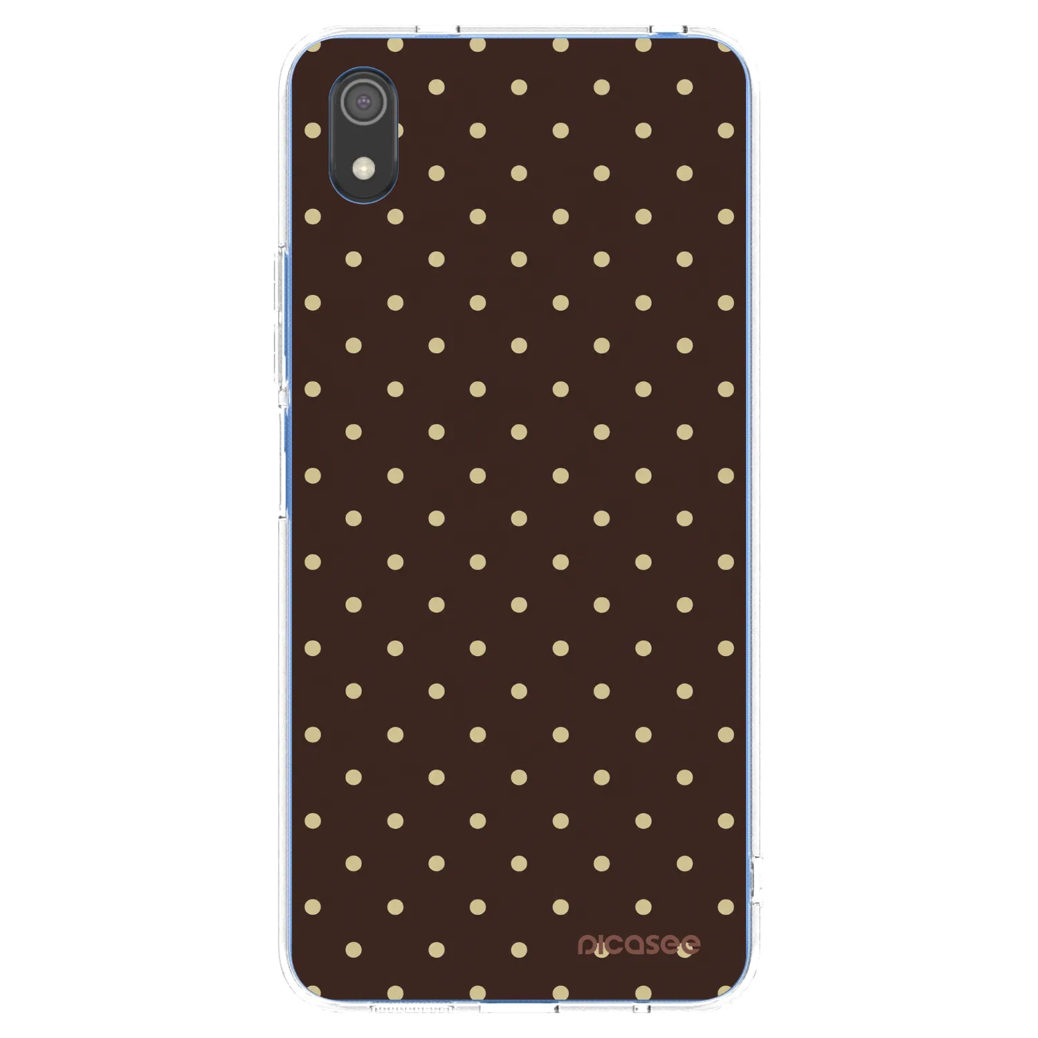 Picasee Xiaomi Redmi 7A Hülle - Transparentes Silikon - Vanilla Dots & Chocolate