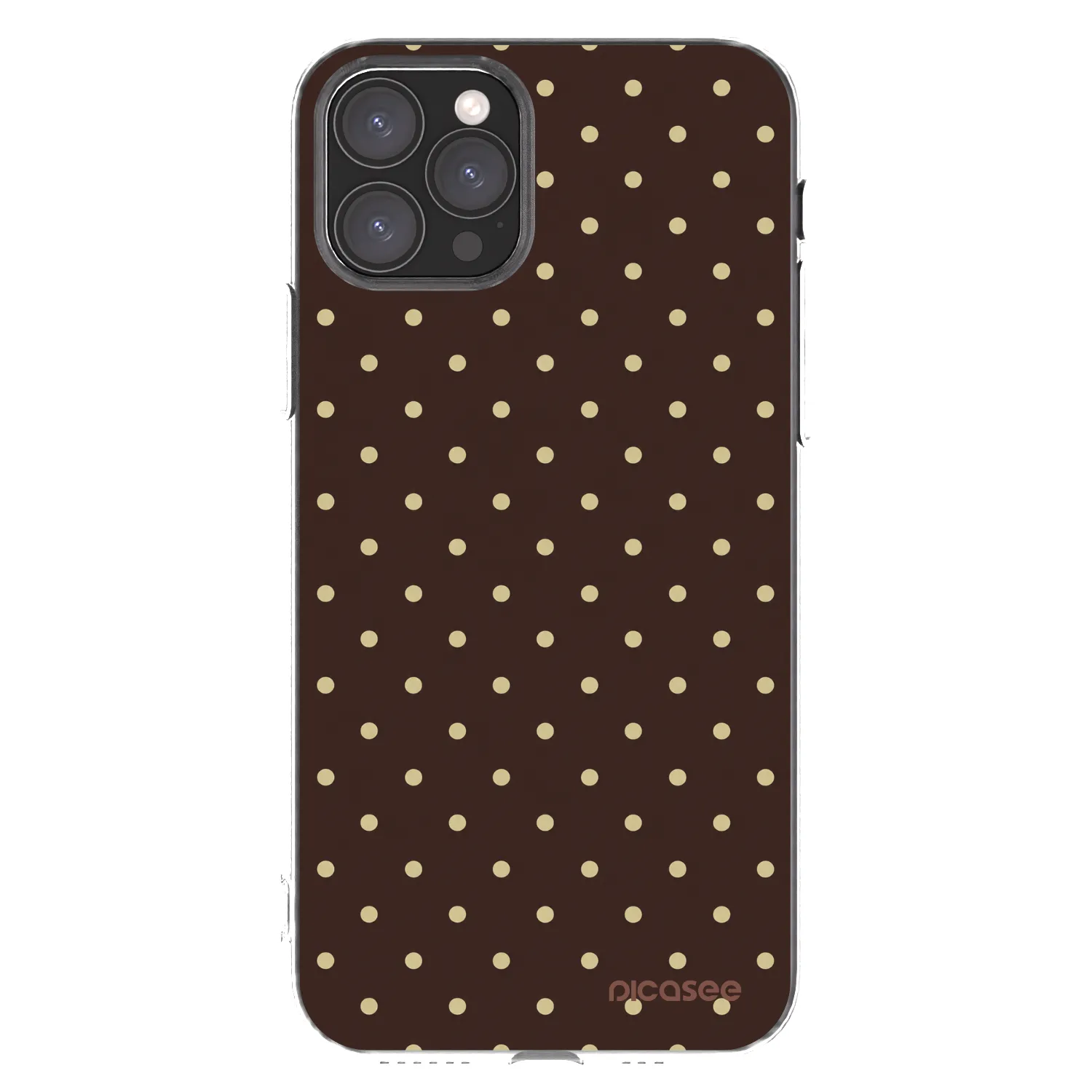 Picasee Apple iPhone 11 Pro Hülle - Transparentes Silikon - Vanilla Dots & Chocolate