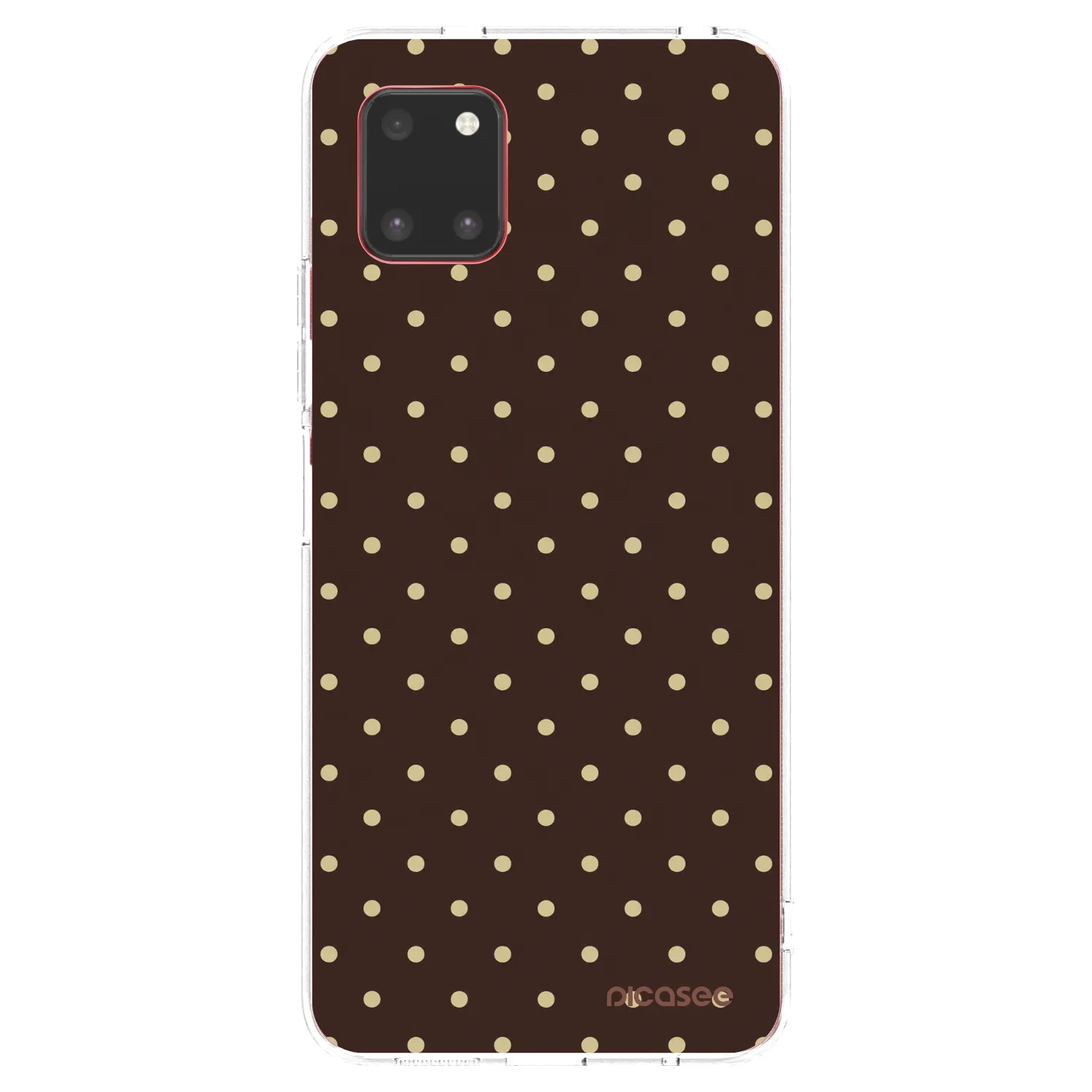 Picasee Samsung Galaxy Note 10 Lite N770F Hülle - Transparentes Silikon - Vanilla Dots & Chocolate