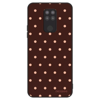 Hülle für Xiaomi Redmi Note 9 - Peach Dots & Chocolate