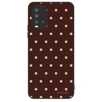 Hülle für Xiaomi Redmi 9T - Peach Dots & Chocolate