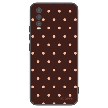 Hülle für Vivo Y20s - Peach Dots & Chocolate