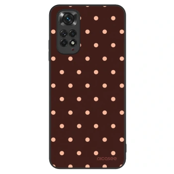 Hülle für Xiaomi Redmi Note 11S 4G - Peach Dots & Chocolate