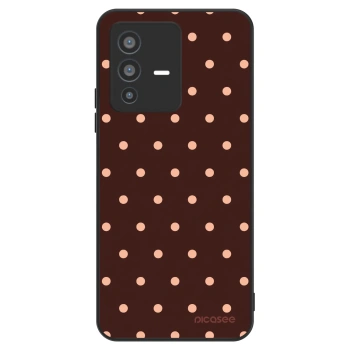 Hülle für Vivo V23 5G - Peach Dots & Chocolate